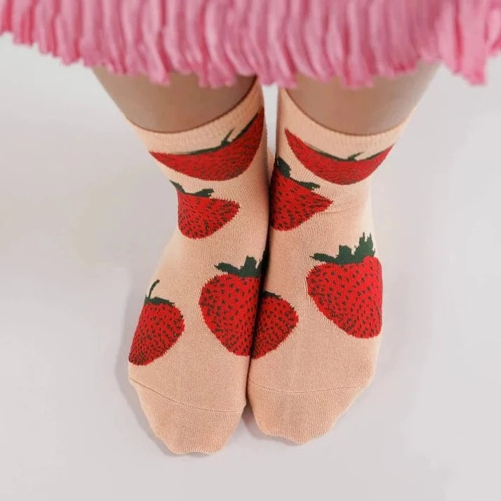 Crew Sock | Strawberry