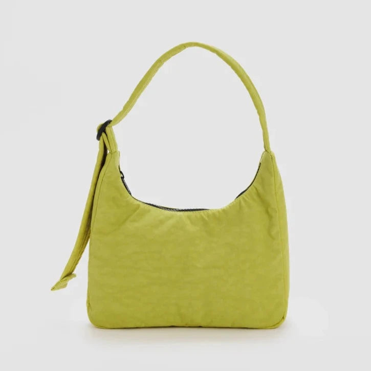 Mini Nylon Shoulder Bag | Lemongrass