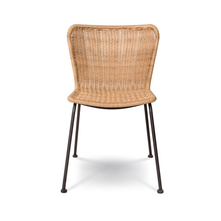 Calabria Wave Dining Chair- Natural