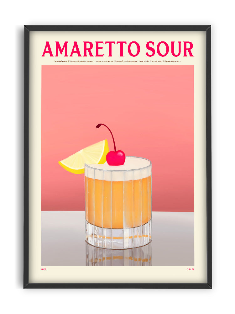 Amaretto Sour by Elin Palmaer Karlsson Print