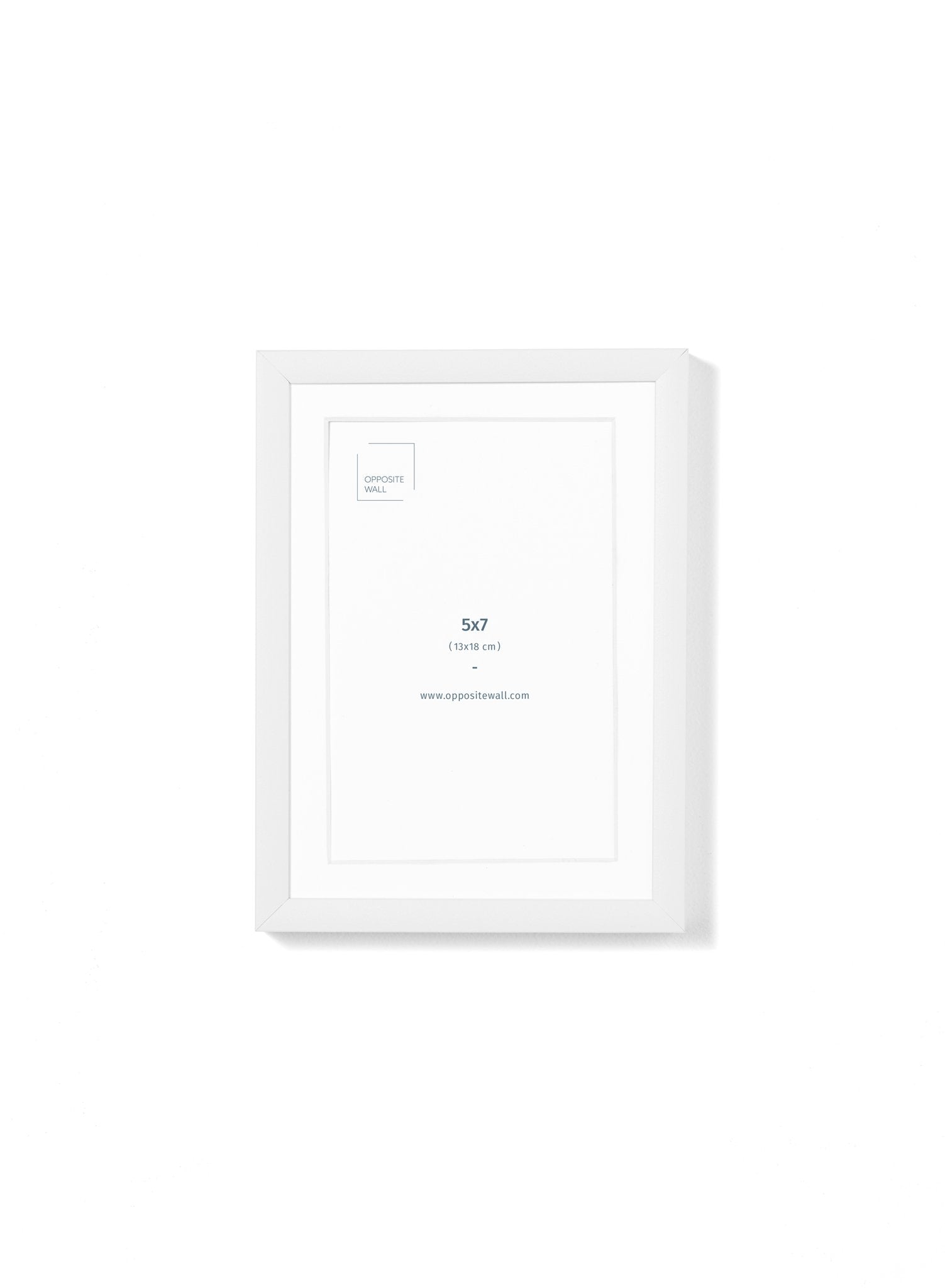 White Metal Frame, 5x7 in | 13x18 cm – Alt Haus Interior Design