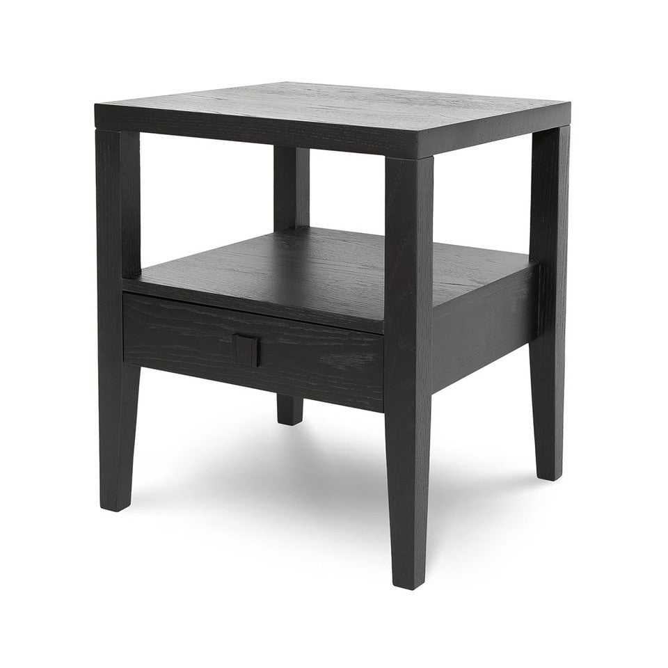 Hara 1 Drawer Accent Table - Black