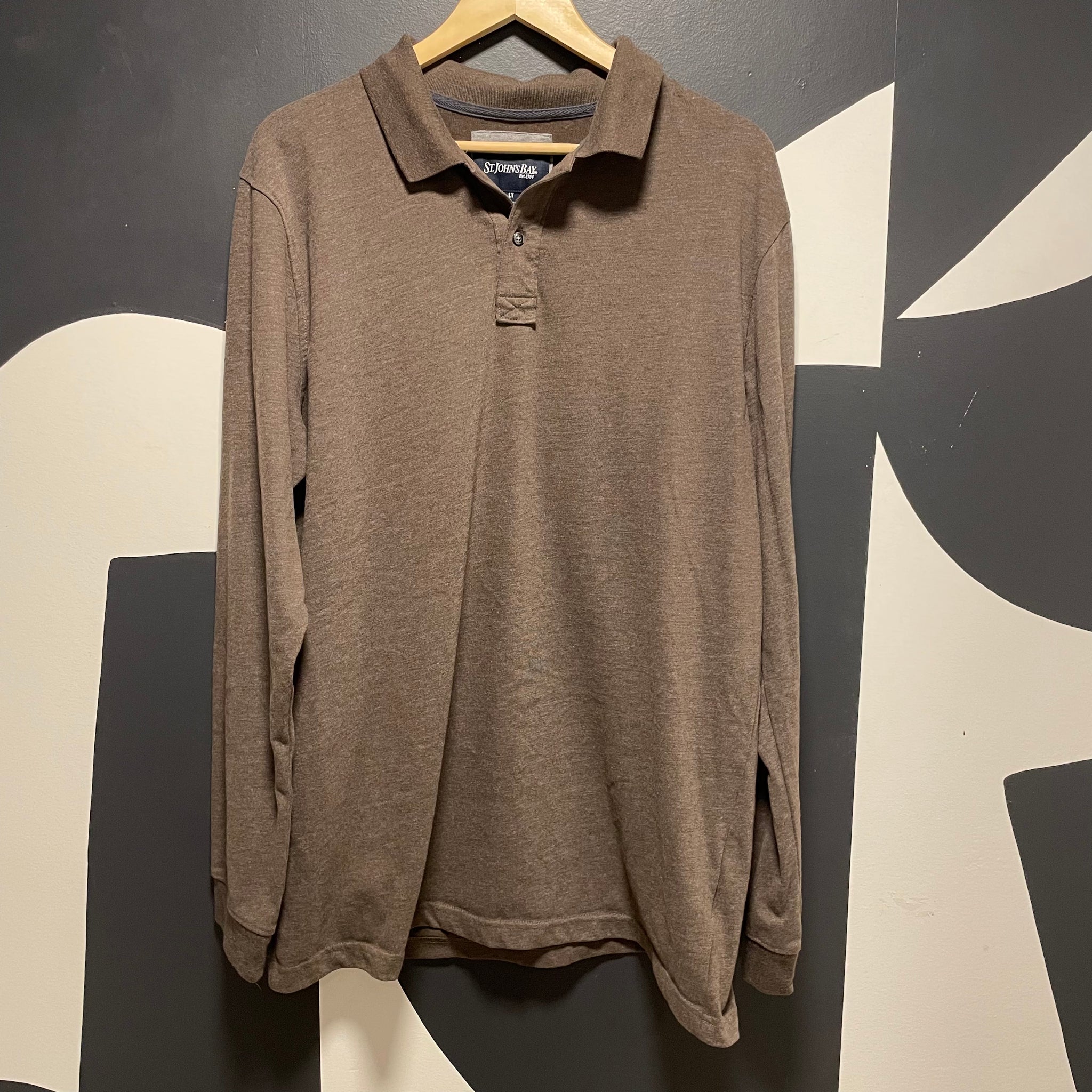 Brown Collared Long Sleeve | L