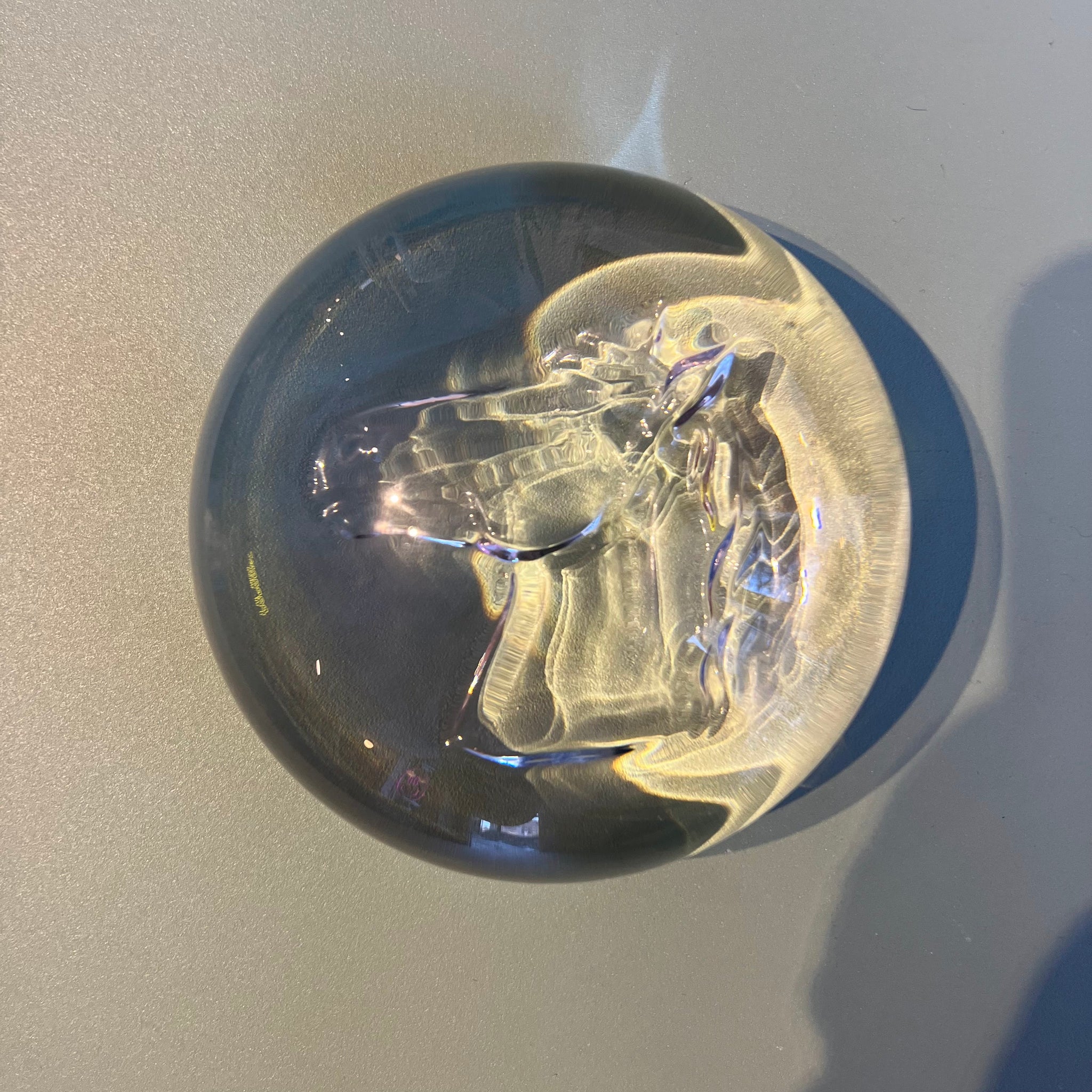 Crystal Horse Paperweight