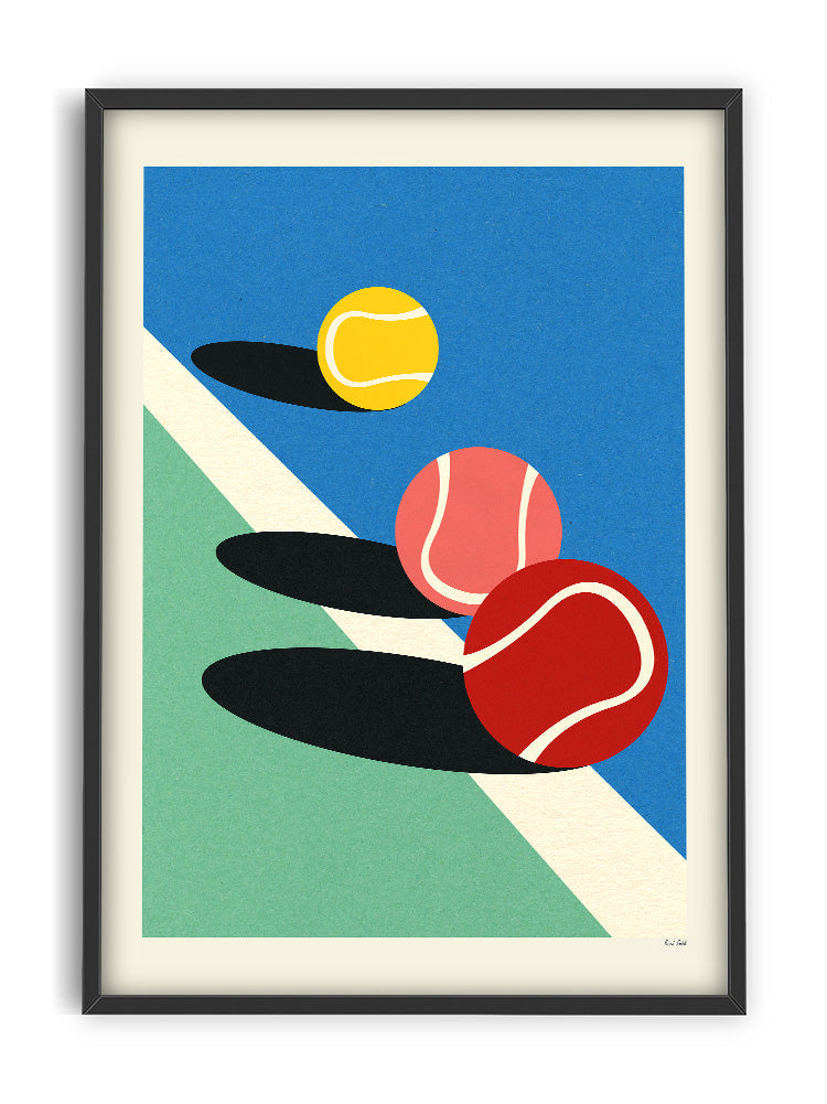 3 Tennis Balls - Rosi Feist by Thomas Muller Print