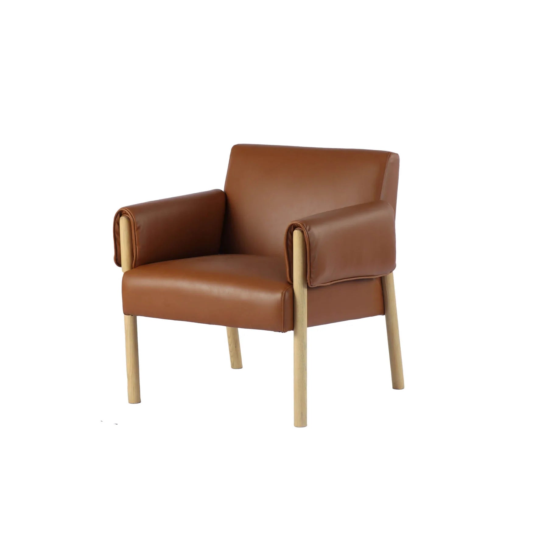 Forest Club Chair- Saddle Brown