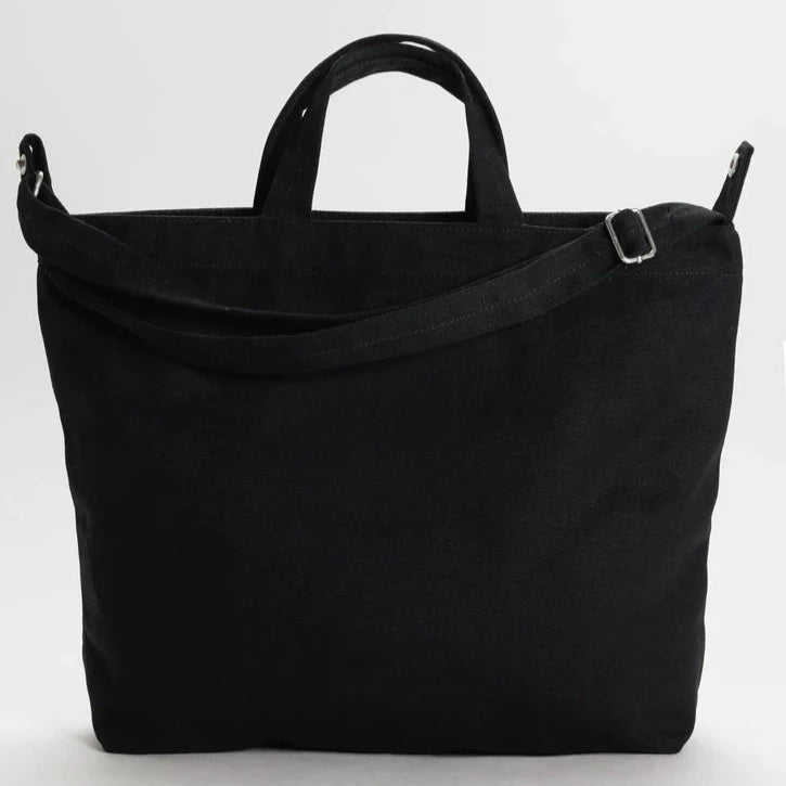 Horizontal Zip Duck Bag | Black