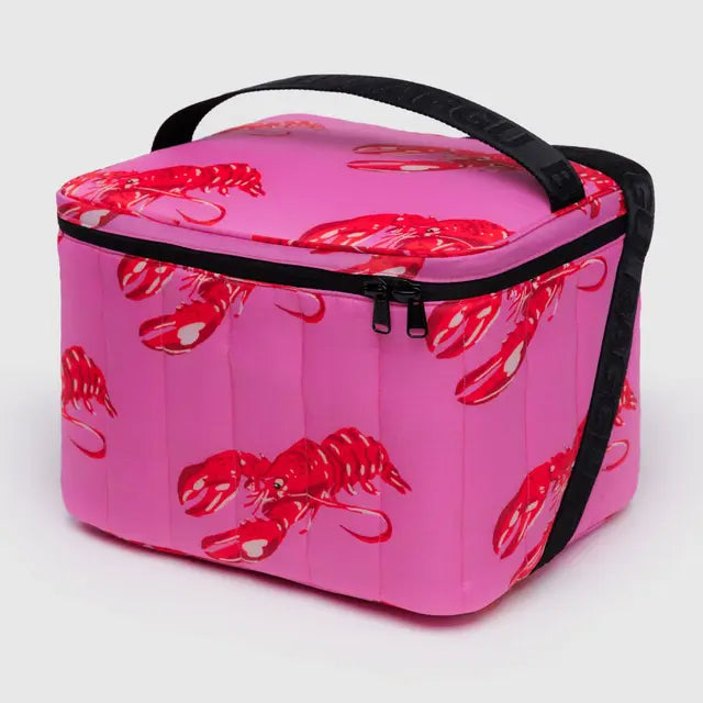 Puffy Cooler Bag - Pink Lobster – Alt Haus Interior Design