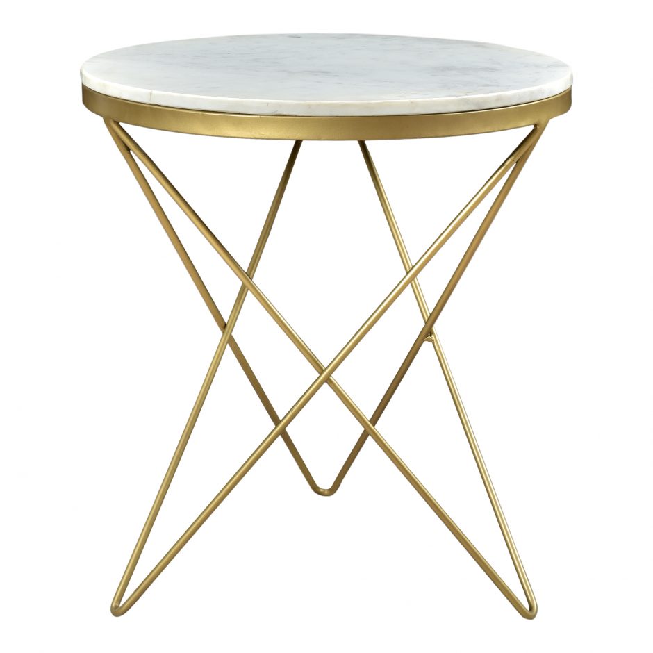 Haley Side Table - White