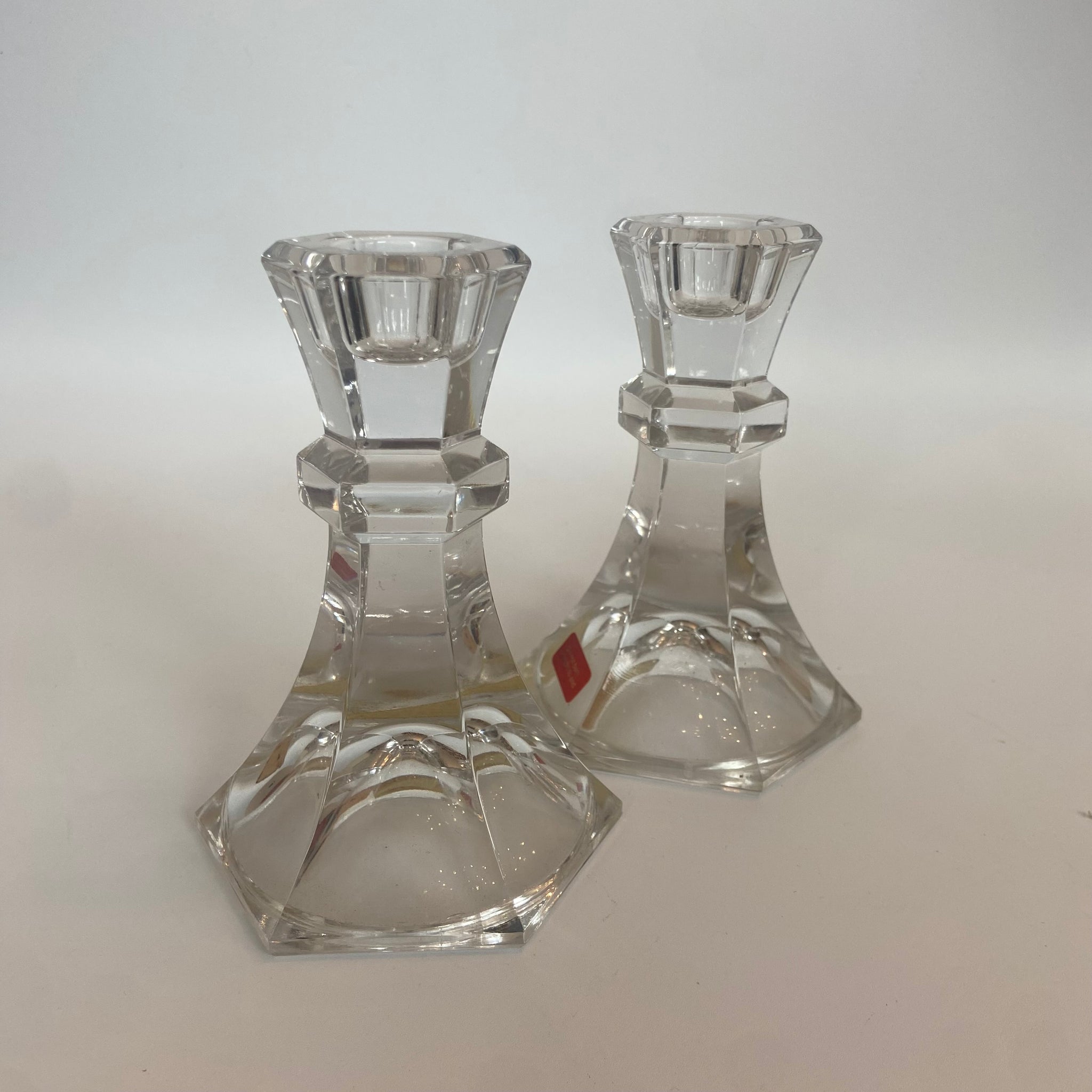 Crystal Clear Industries Candle Holders (set of two)