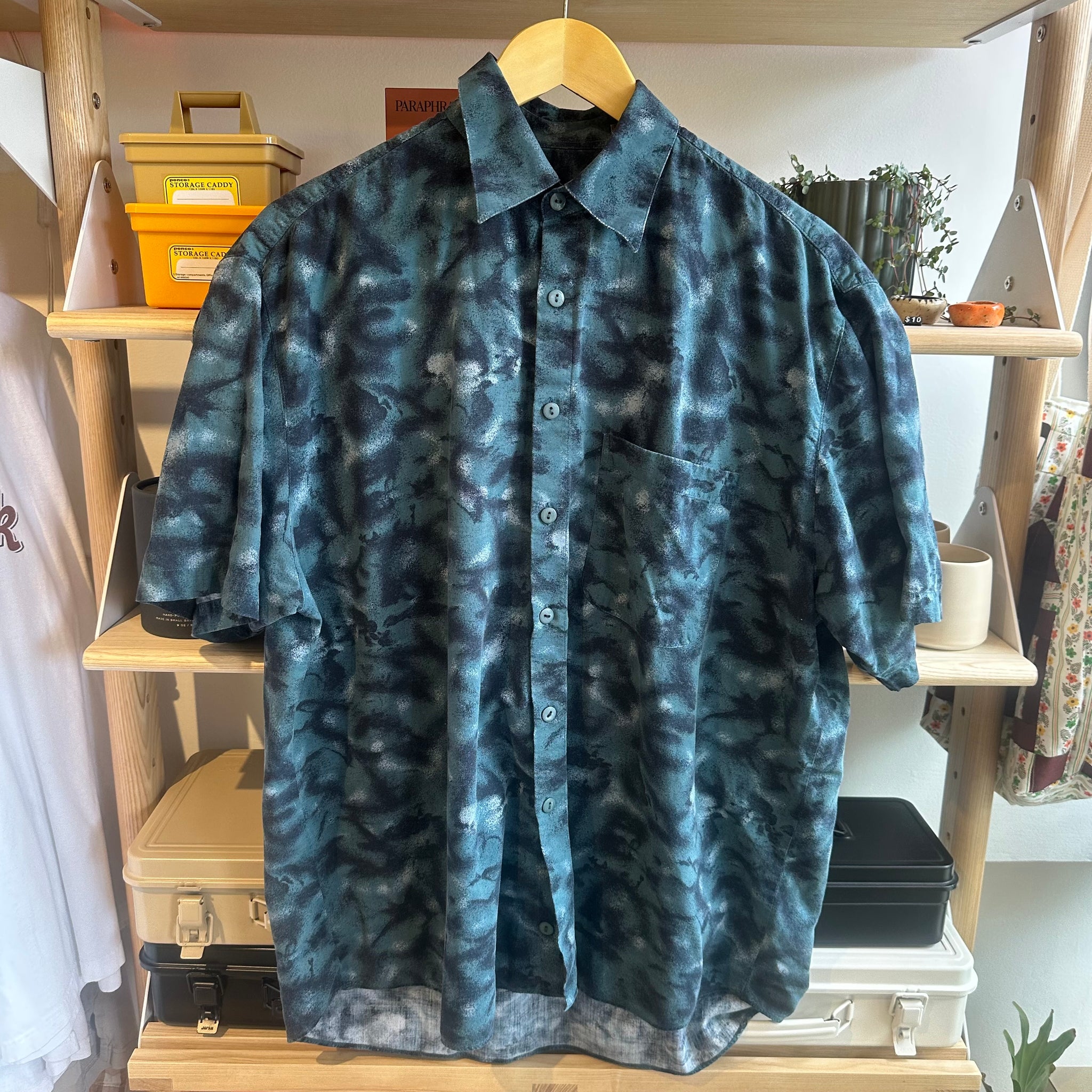 Blue Dunes Button Up | L