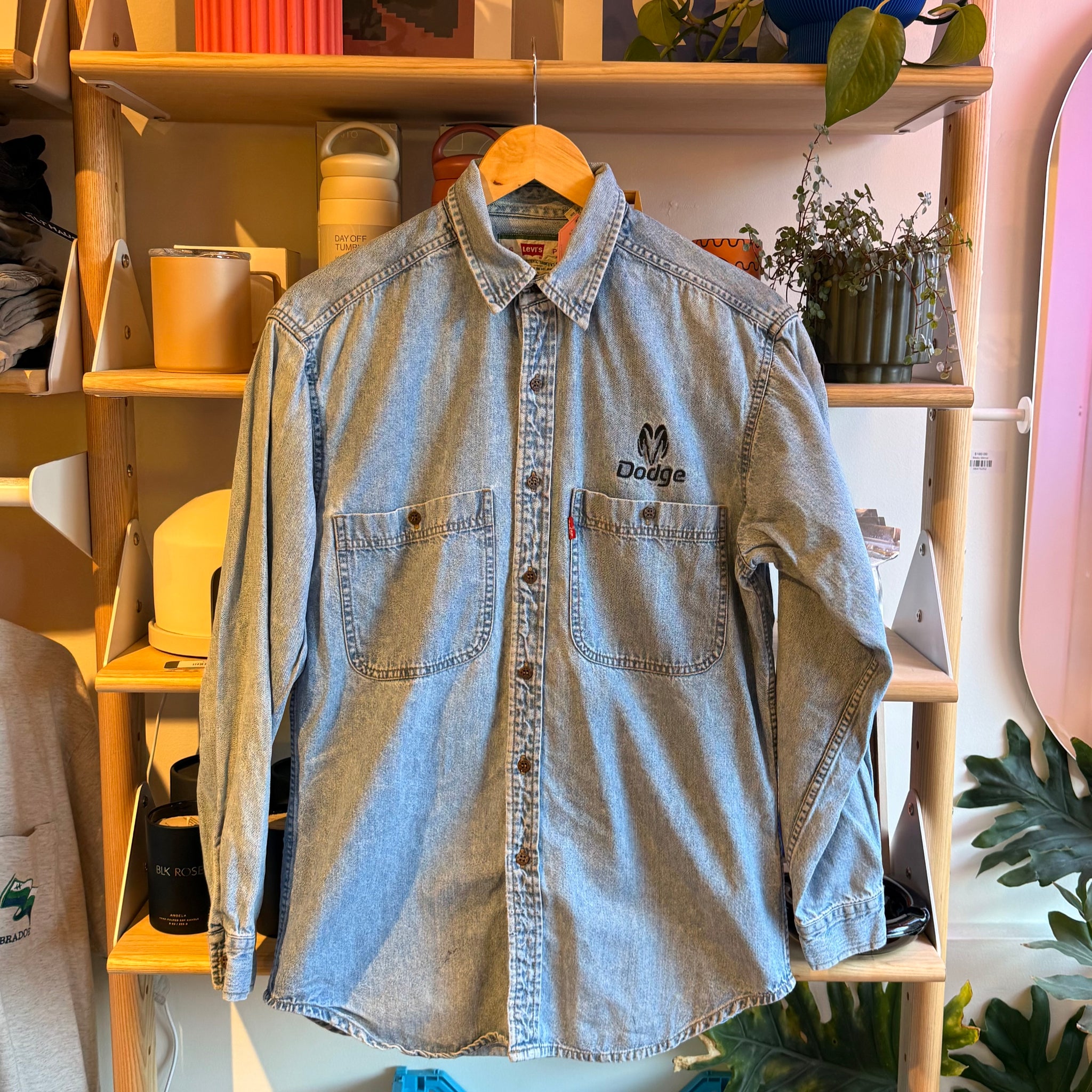 Dodge Denim Button Up | S