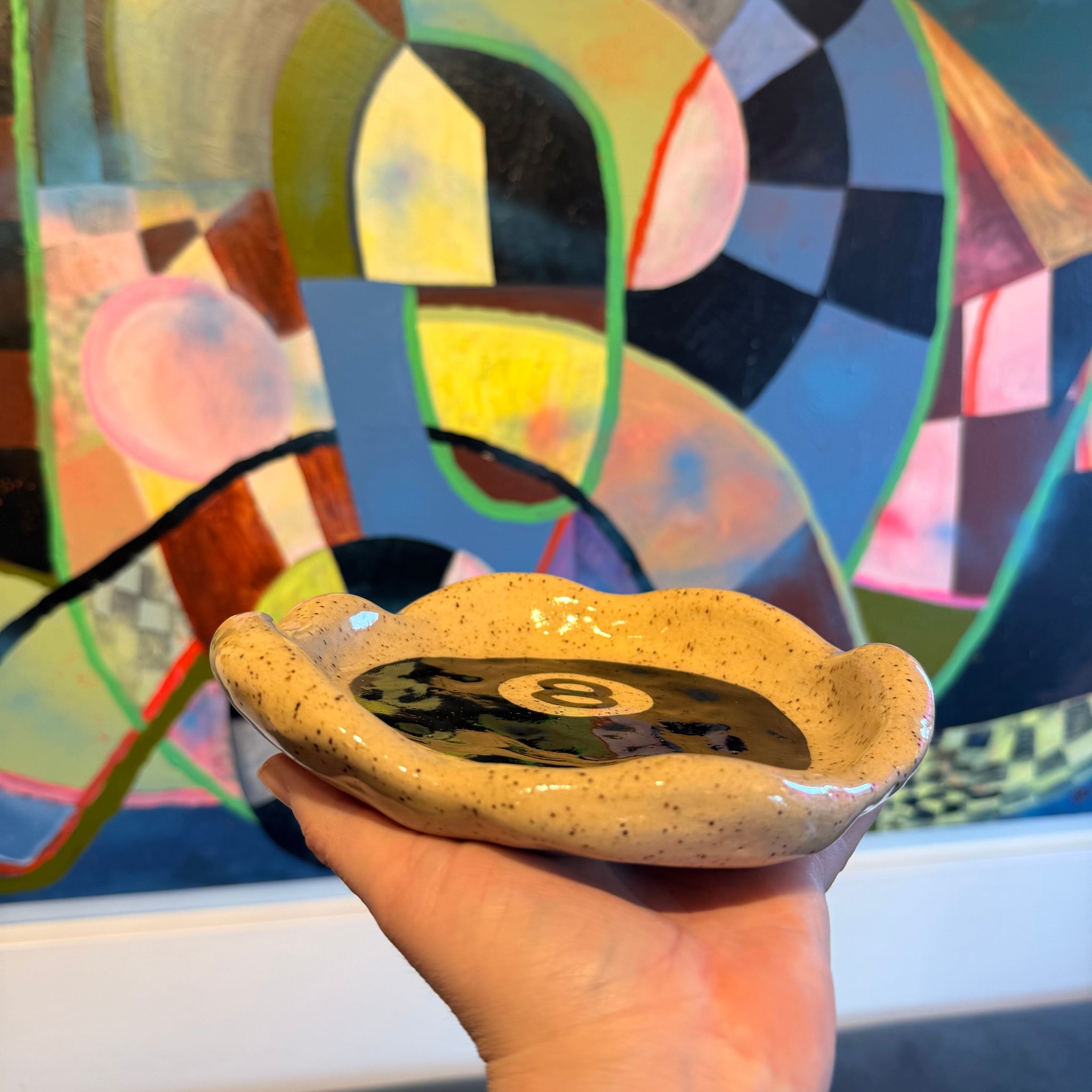 Large 8-Ball Blob Bowl | Lucky Lucky