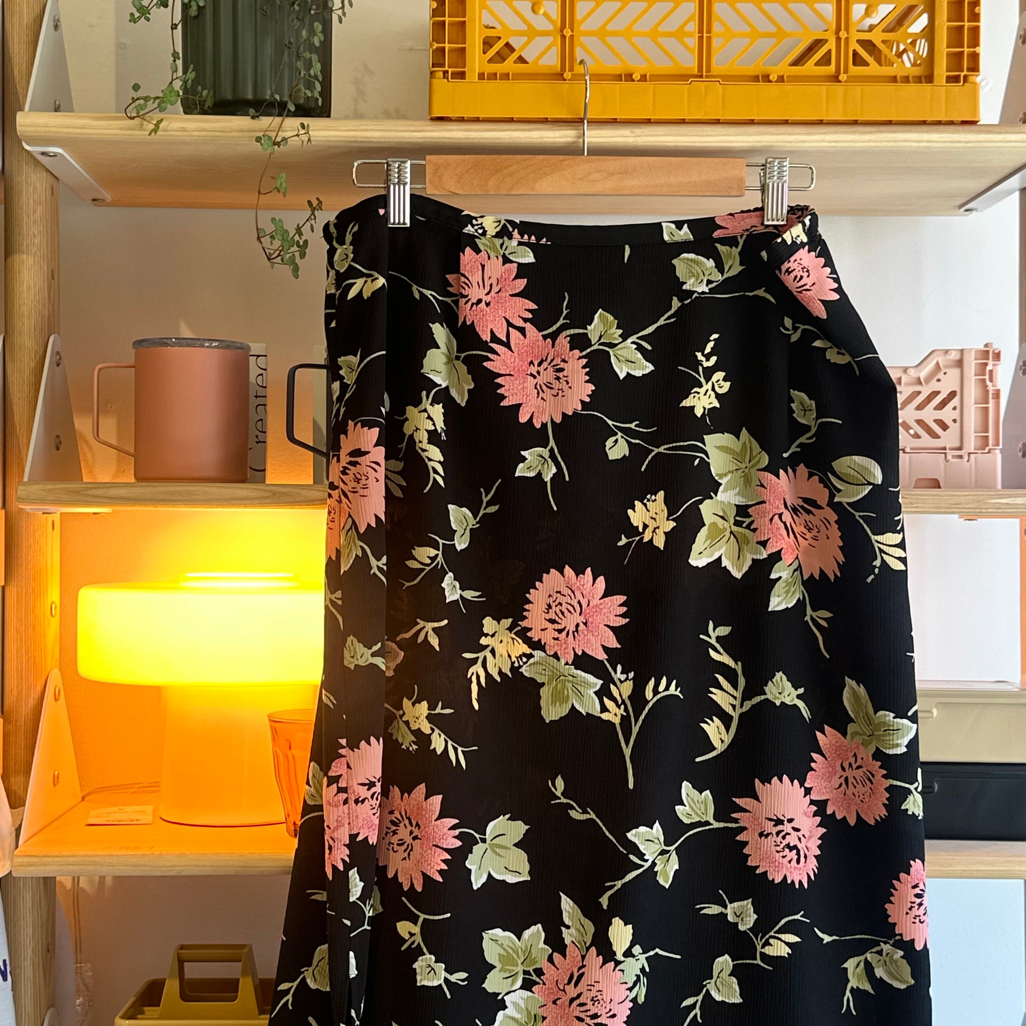 Pink Floral Skirt | 34