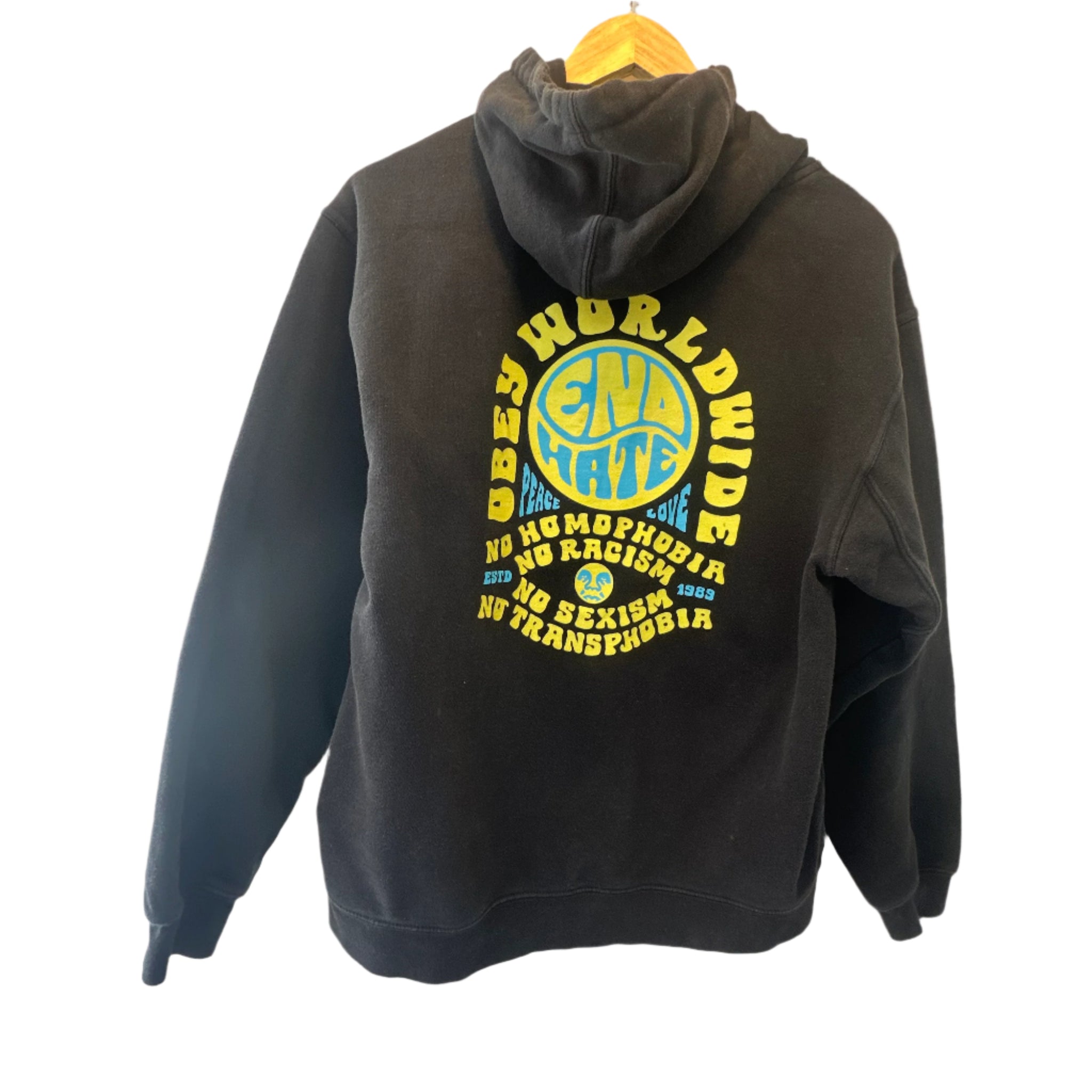 Obey Peace & Love Hoodie | M