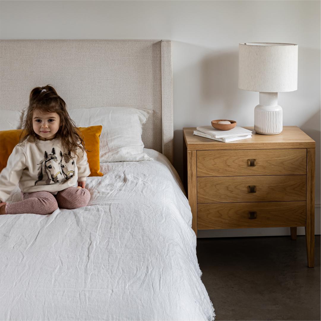 Hara 3 Drawer Dresser - Natural Oak