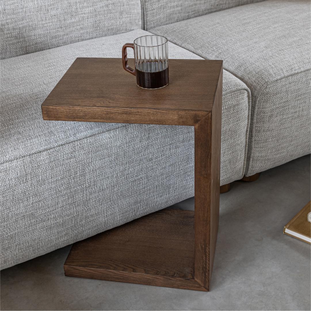 Oscar C Table - Dark Oak