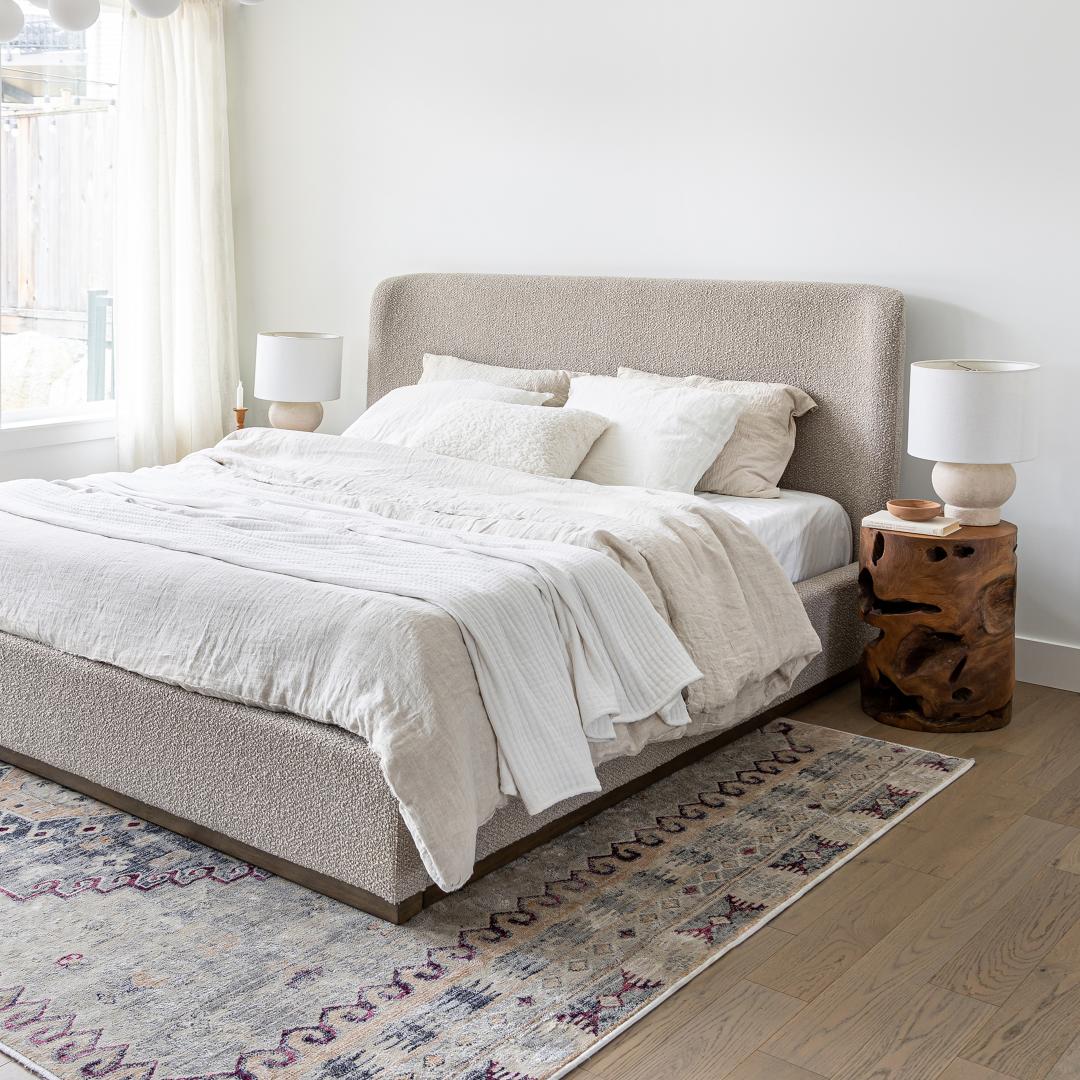 Faye Queen Bed Short - Truffle