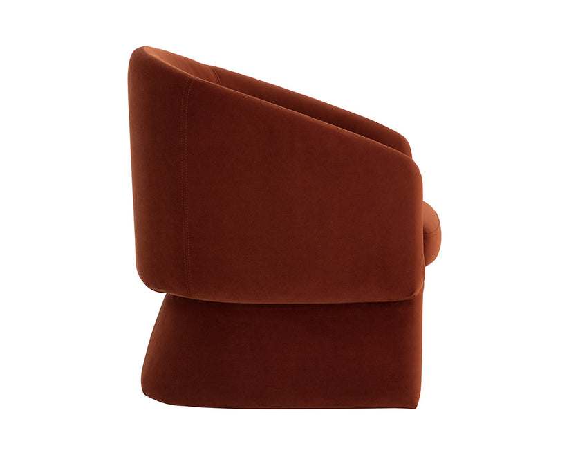 Lauryn Lounge Chair- Meg Rust