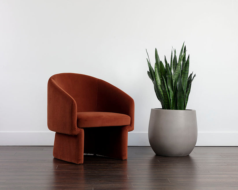 Lauryn Lounge Chair- Meg Rust