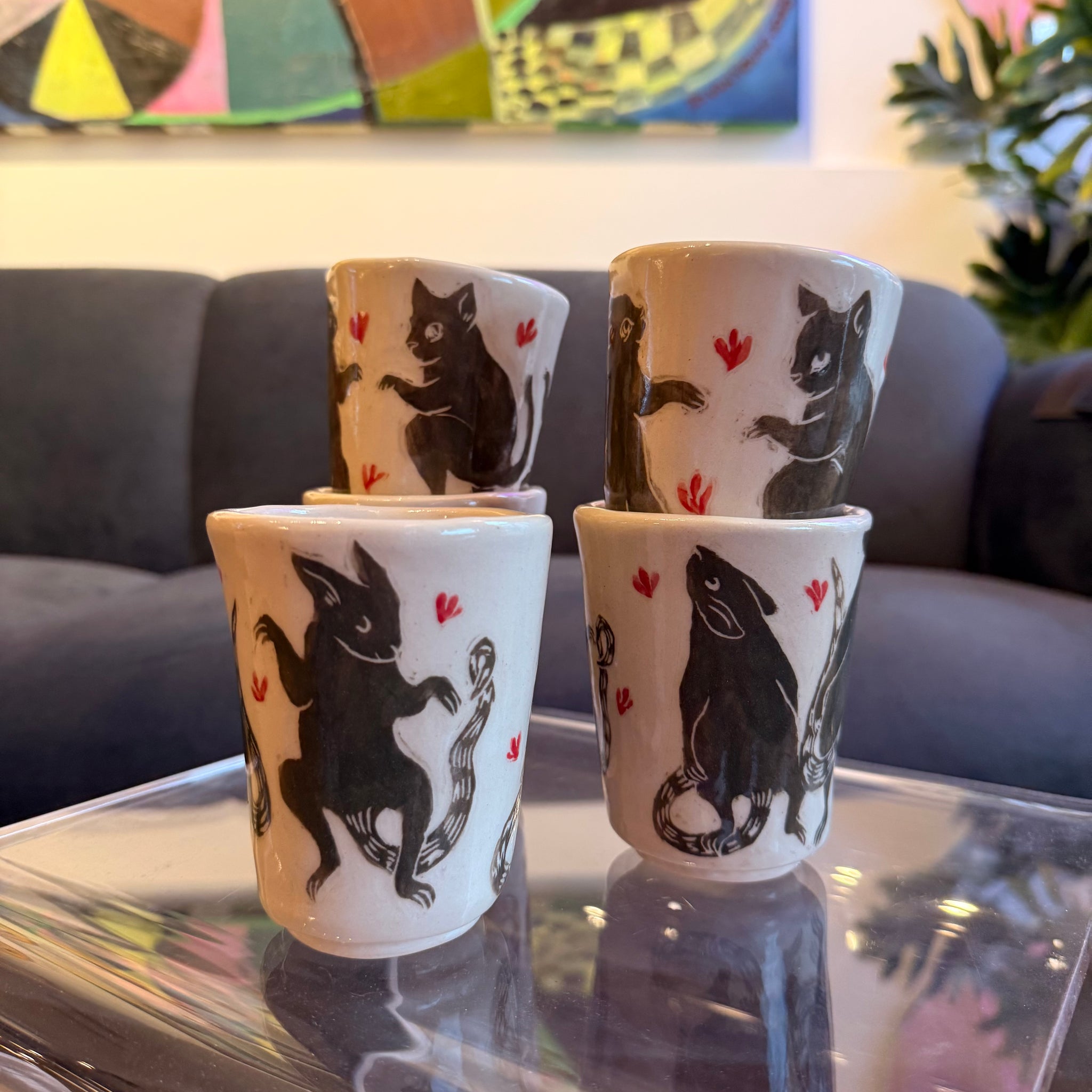 Dancing Rats and Cats Tumbler | Bad Mood Design