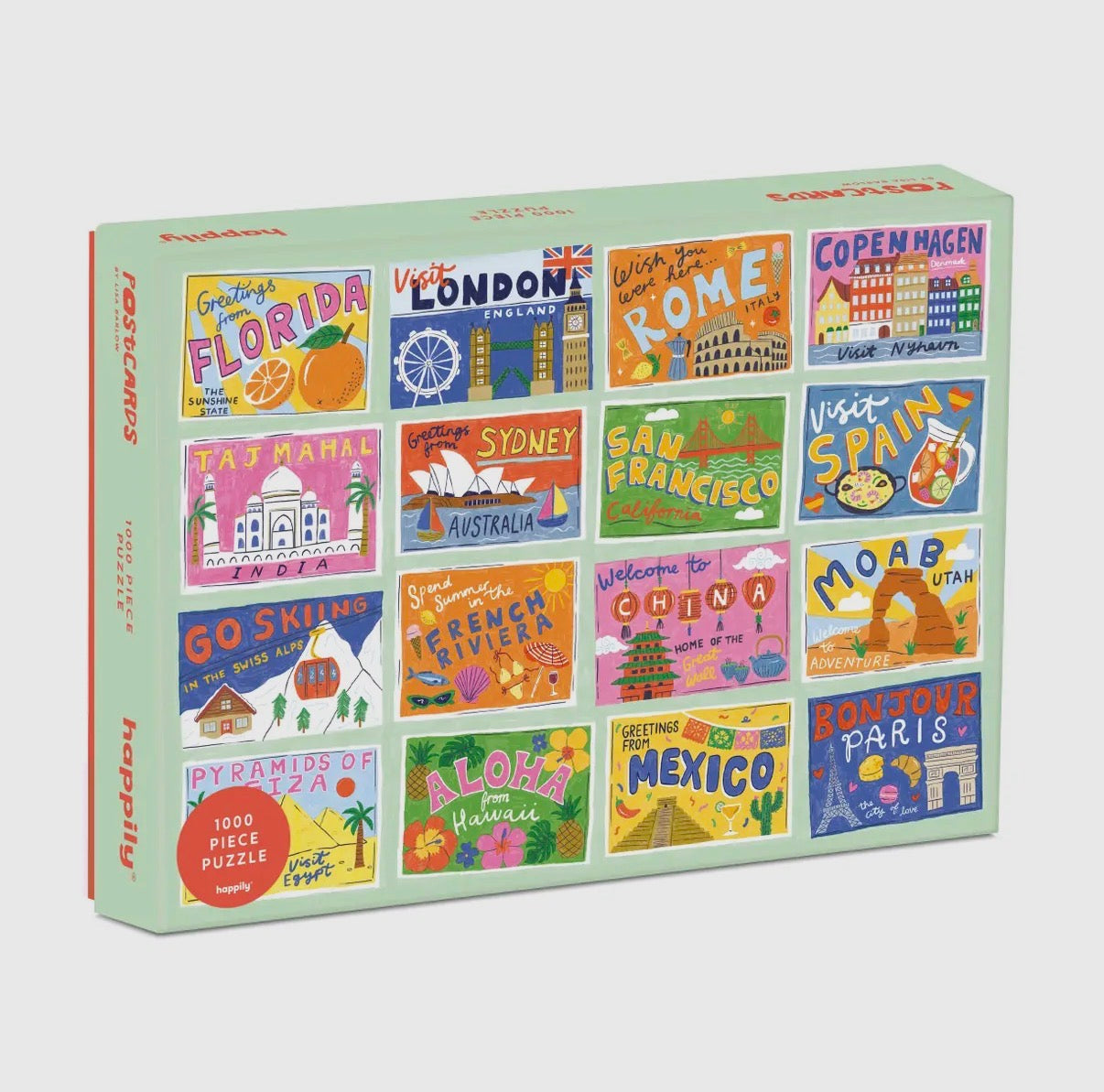 Postcards | 1000 Piece Jigsaw Puzzle