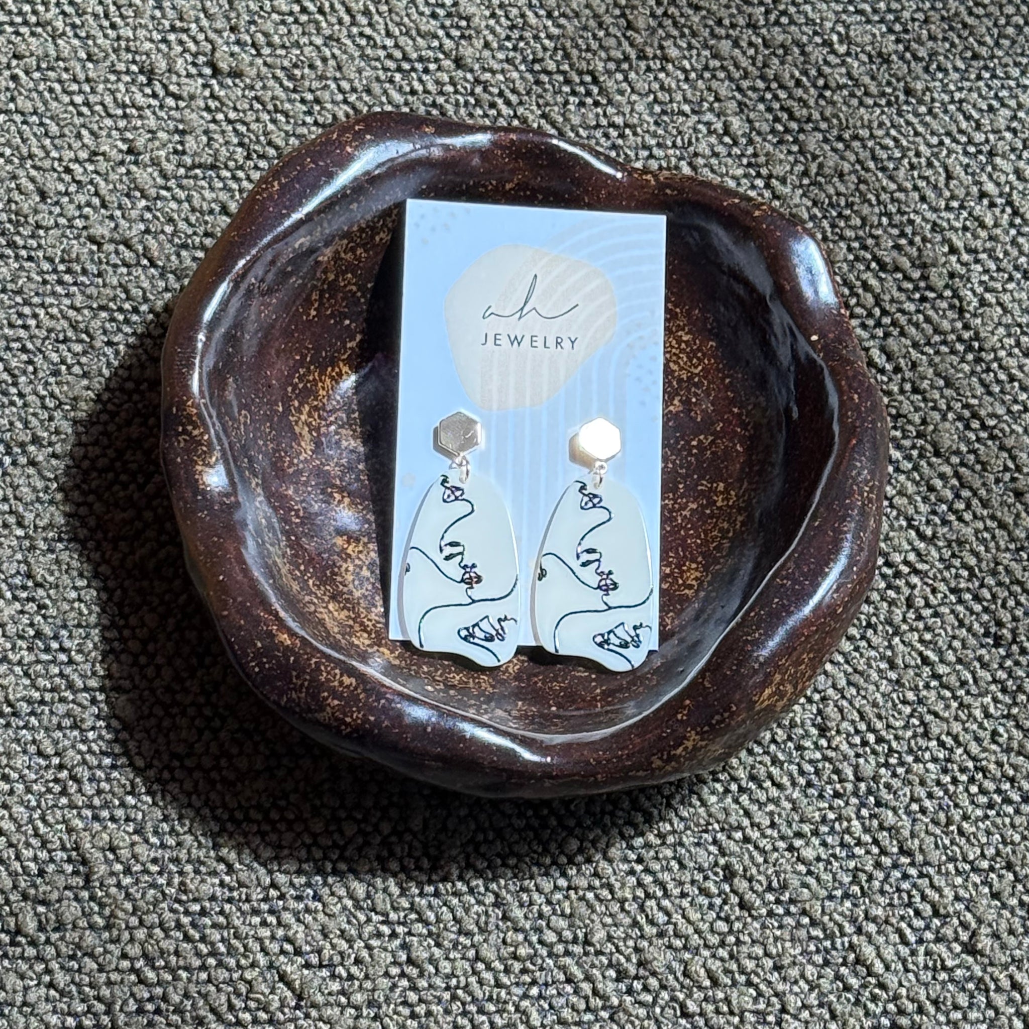 Faces Earrings | AH Designs