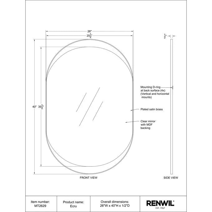 Ecru Mirror