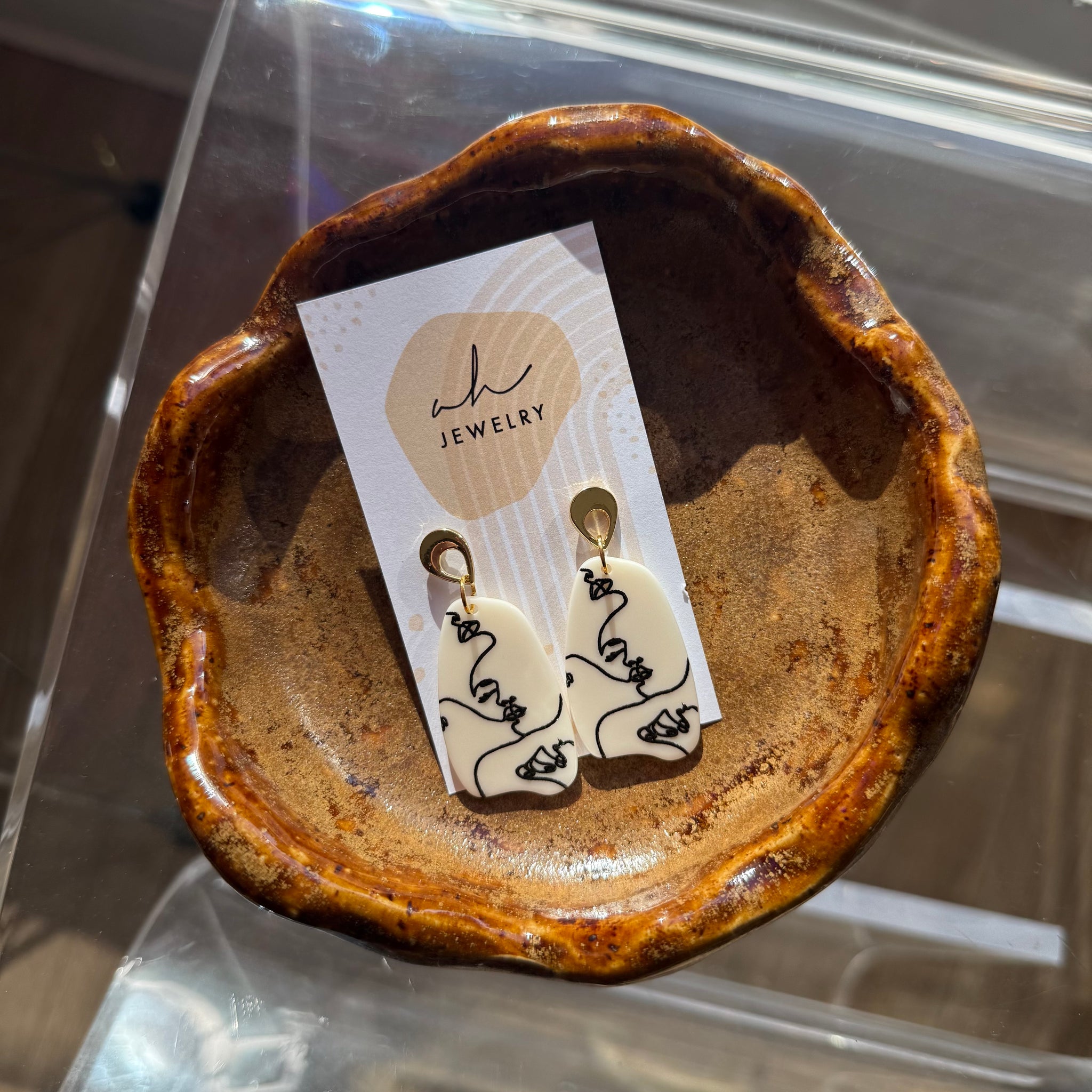 Faces Earrings | AH Designs