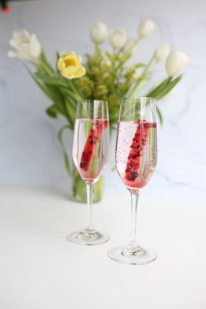 Cherry, Peach + Lime Mixer