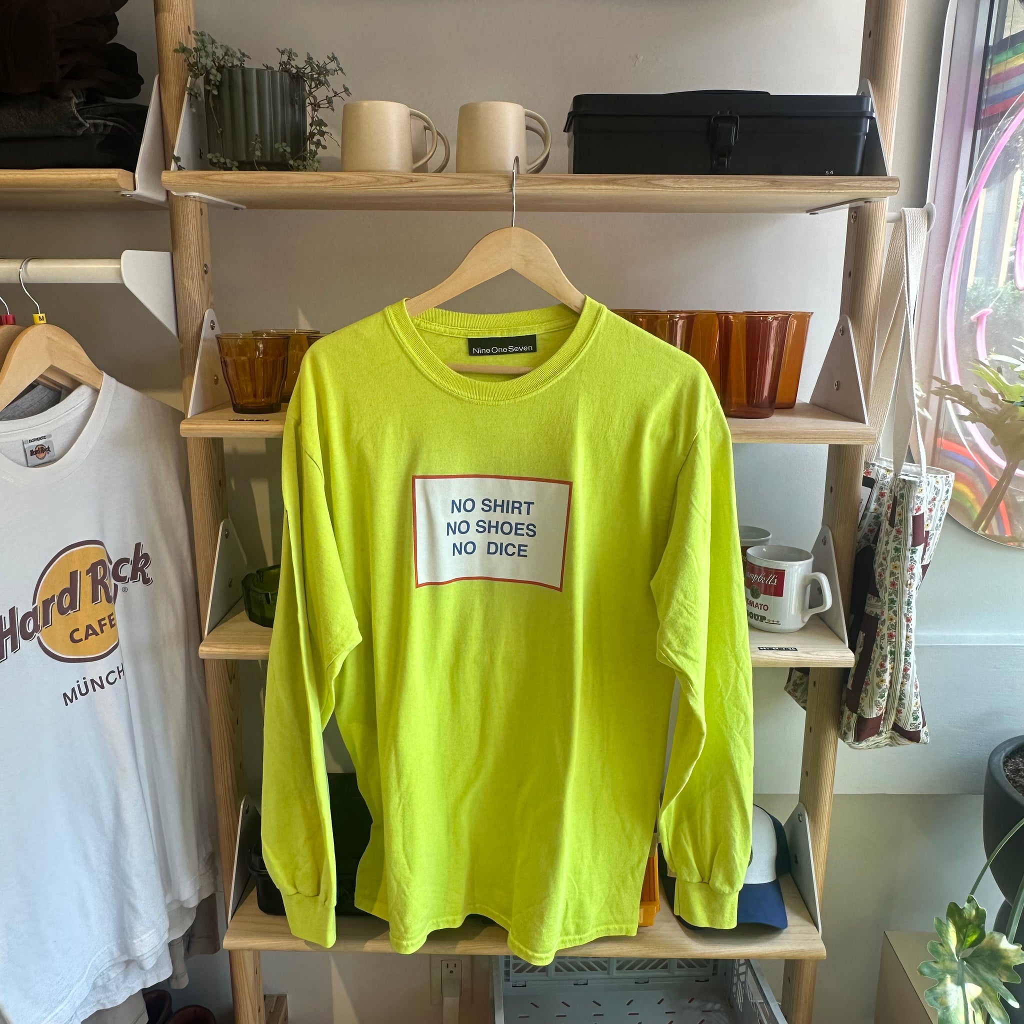 No Shirt Long Sleeve Tee | L
