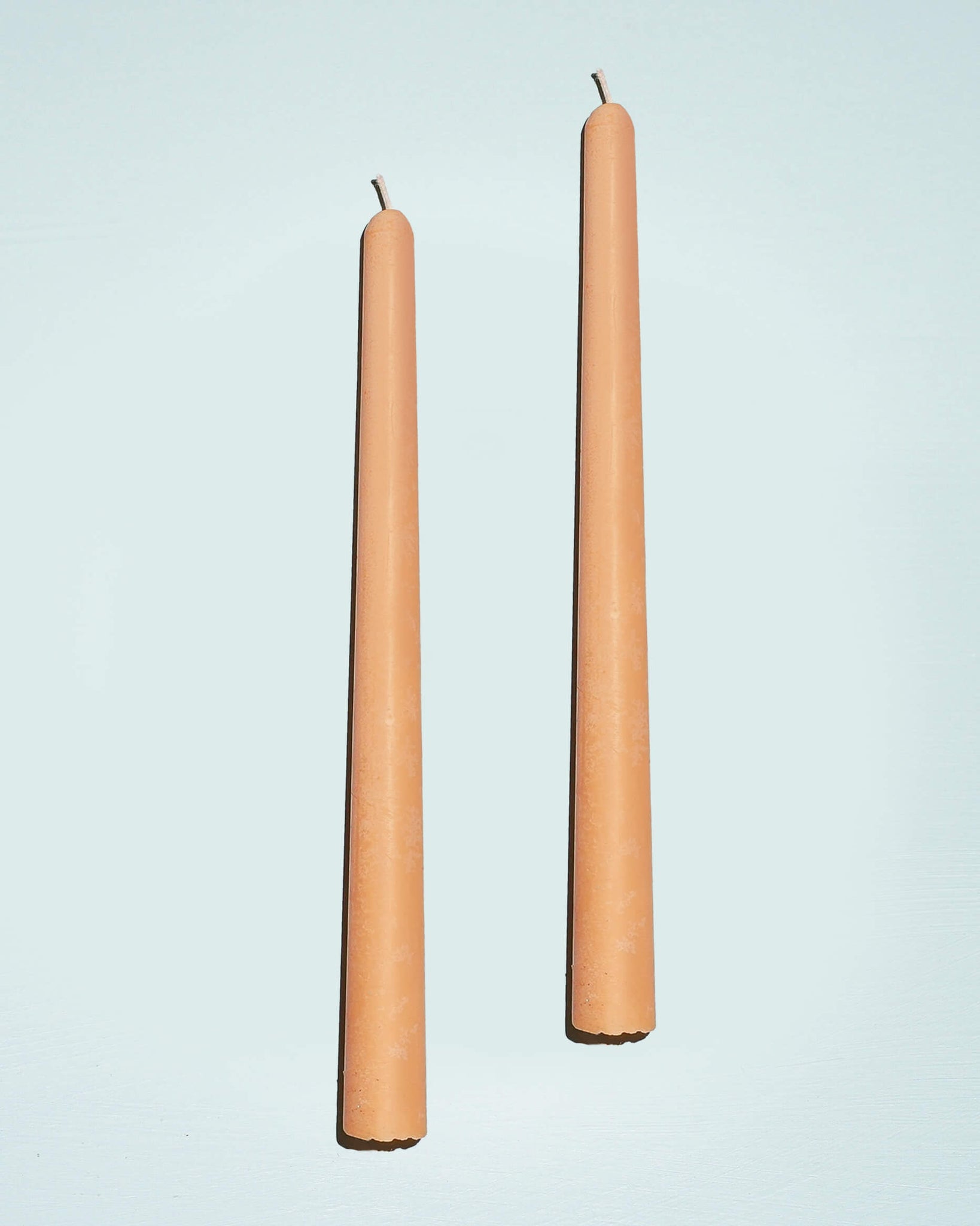 Beeswax/Soy Blend Taper Candles - Peach