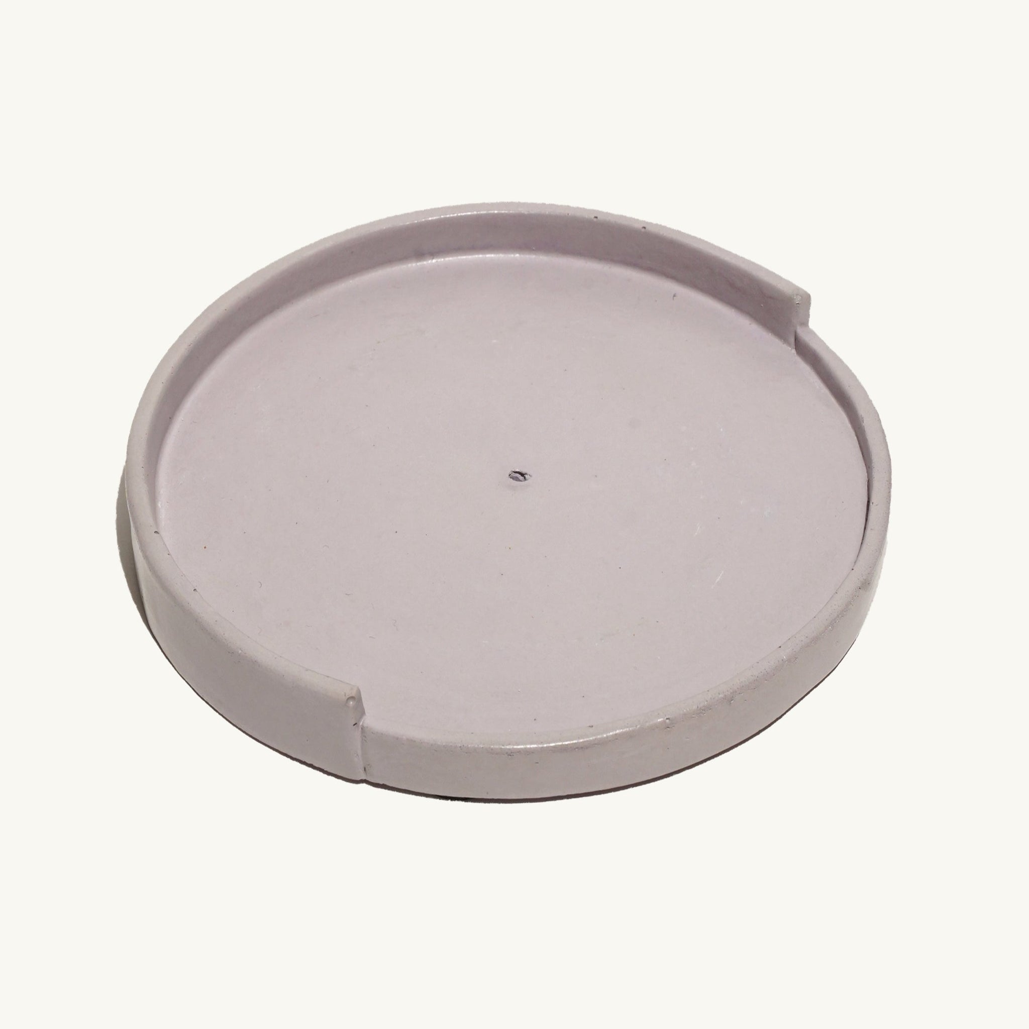 Fume Concrete Drip Plate and Incense Holder - Lavender