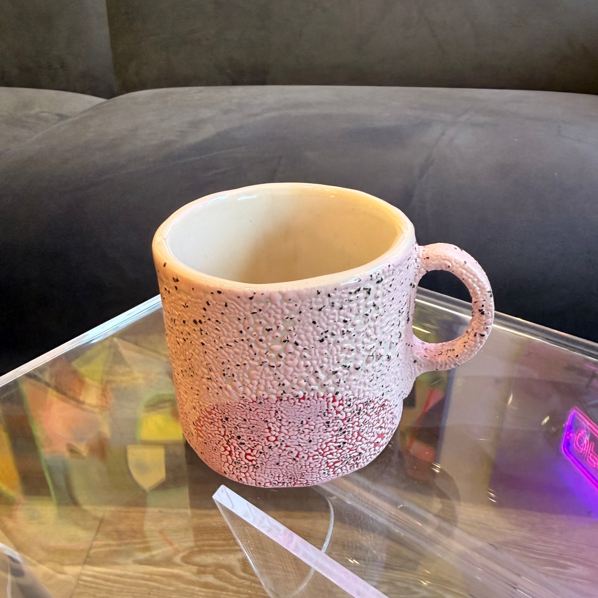 Pink Crawl Cloud Mug | Bad Mood Design