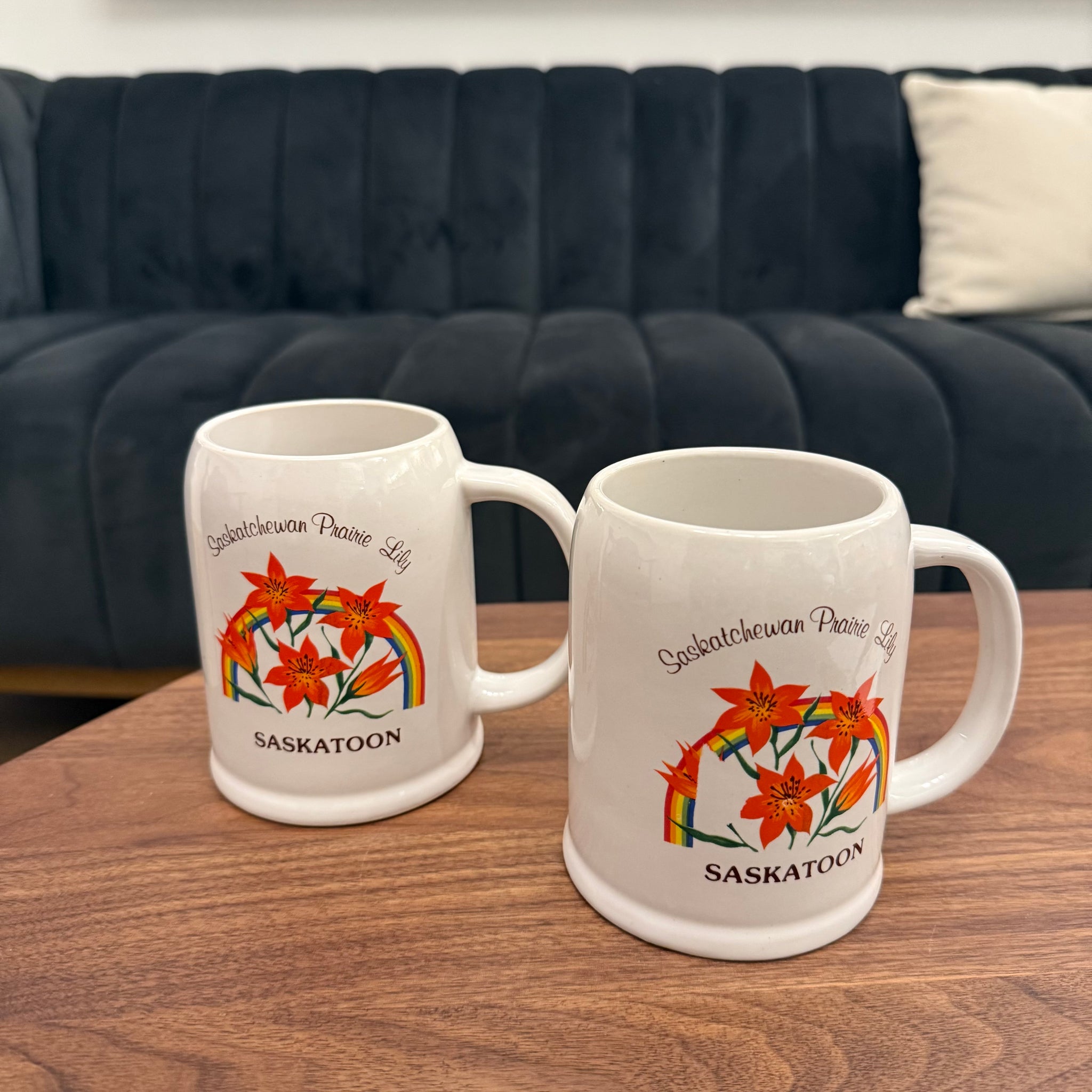 Prairie Lily Mugs | Set of 2
