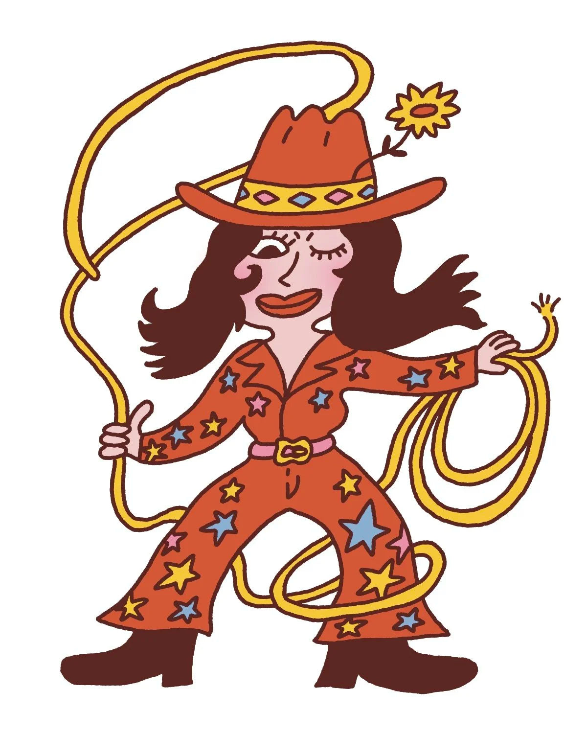 Lasso Lady Sticker | Amery Sandford
