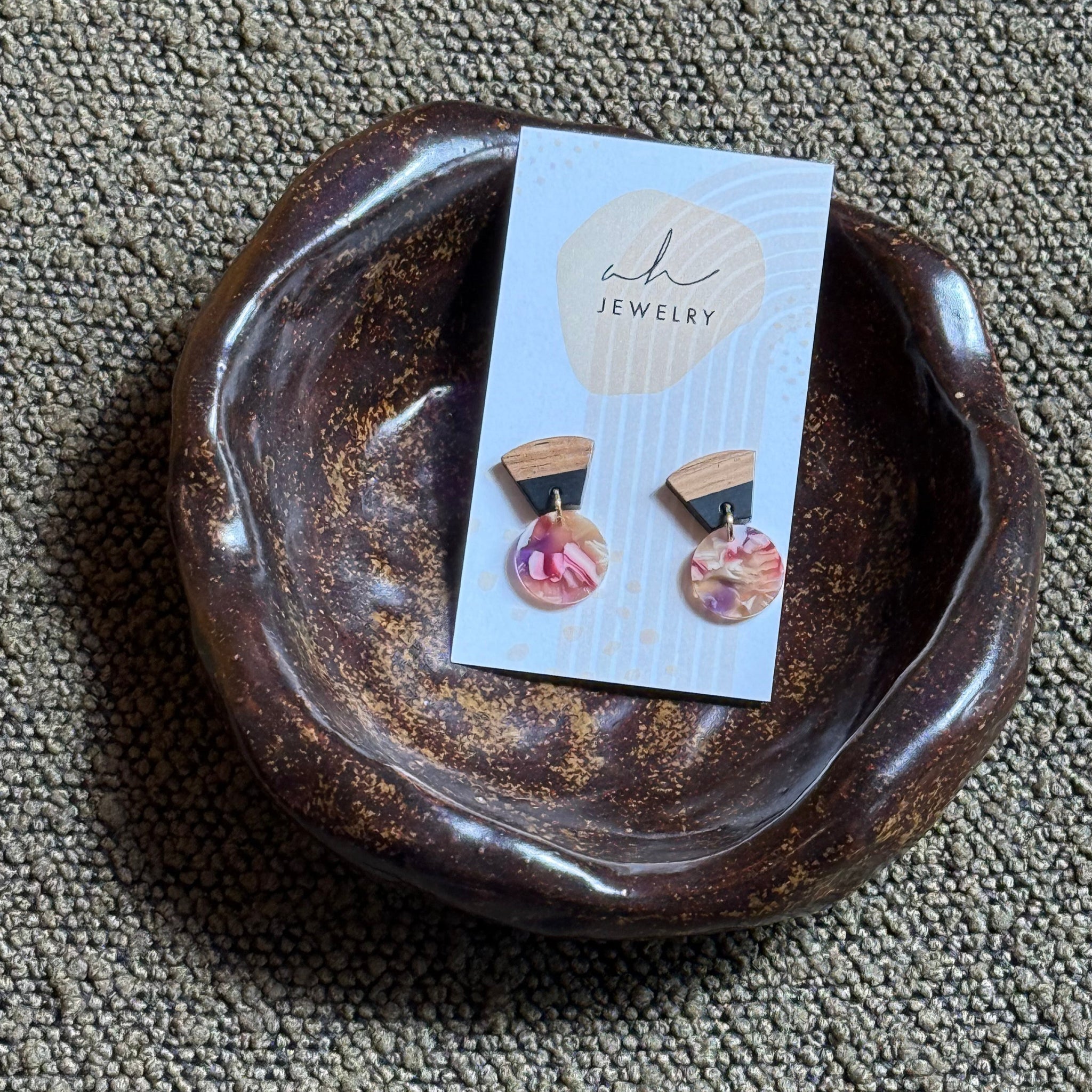 Small Circle Earrings | AH Designs