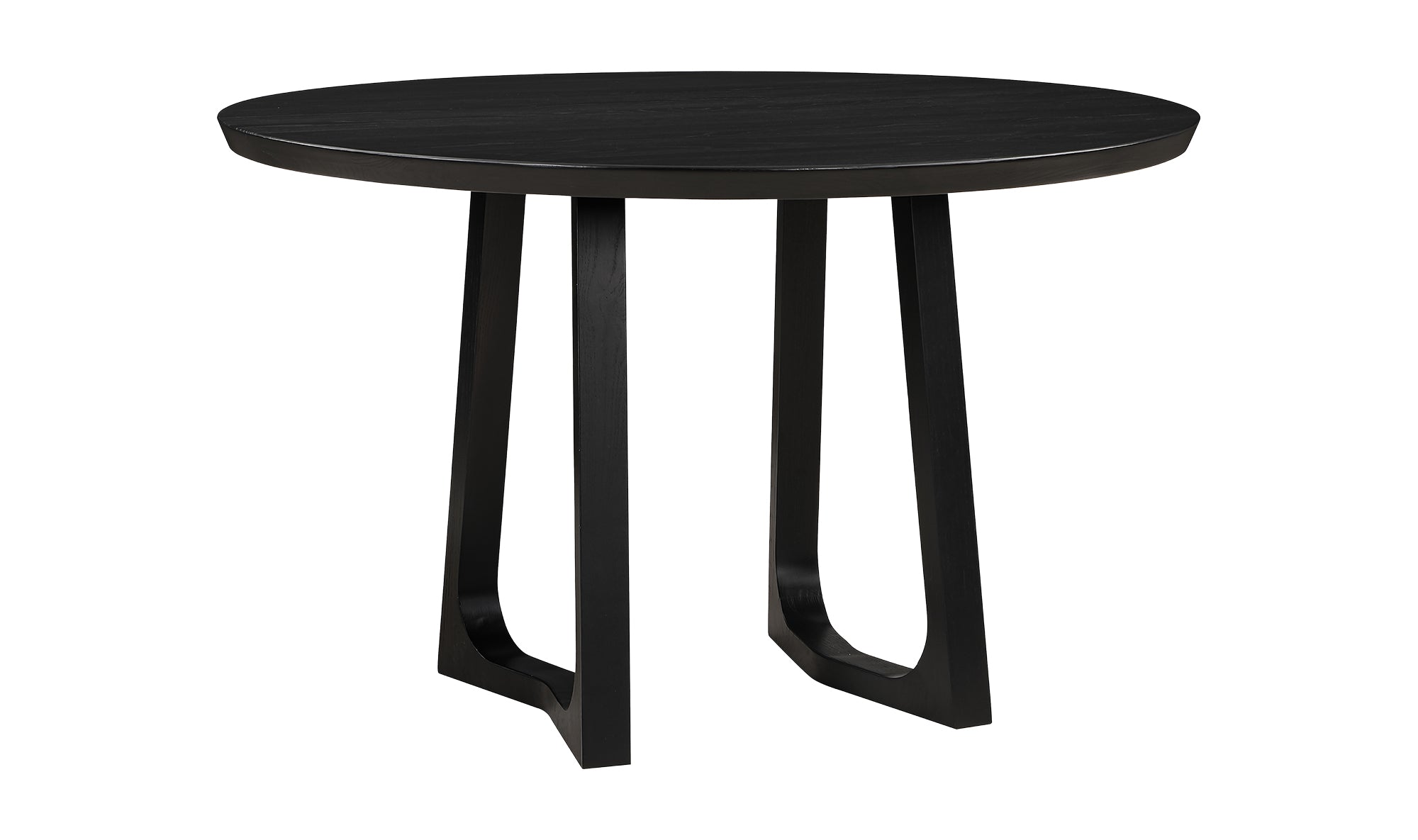 Silas Round Dining Table- Black