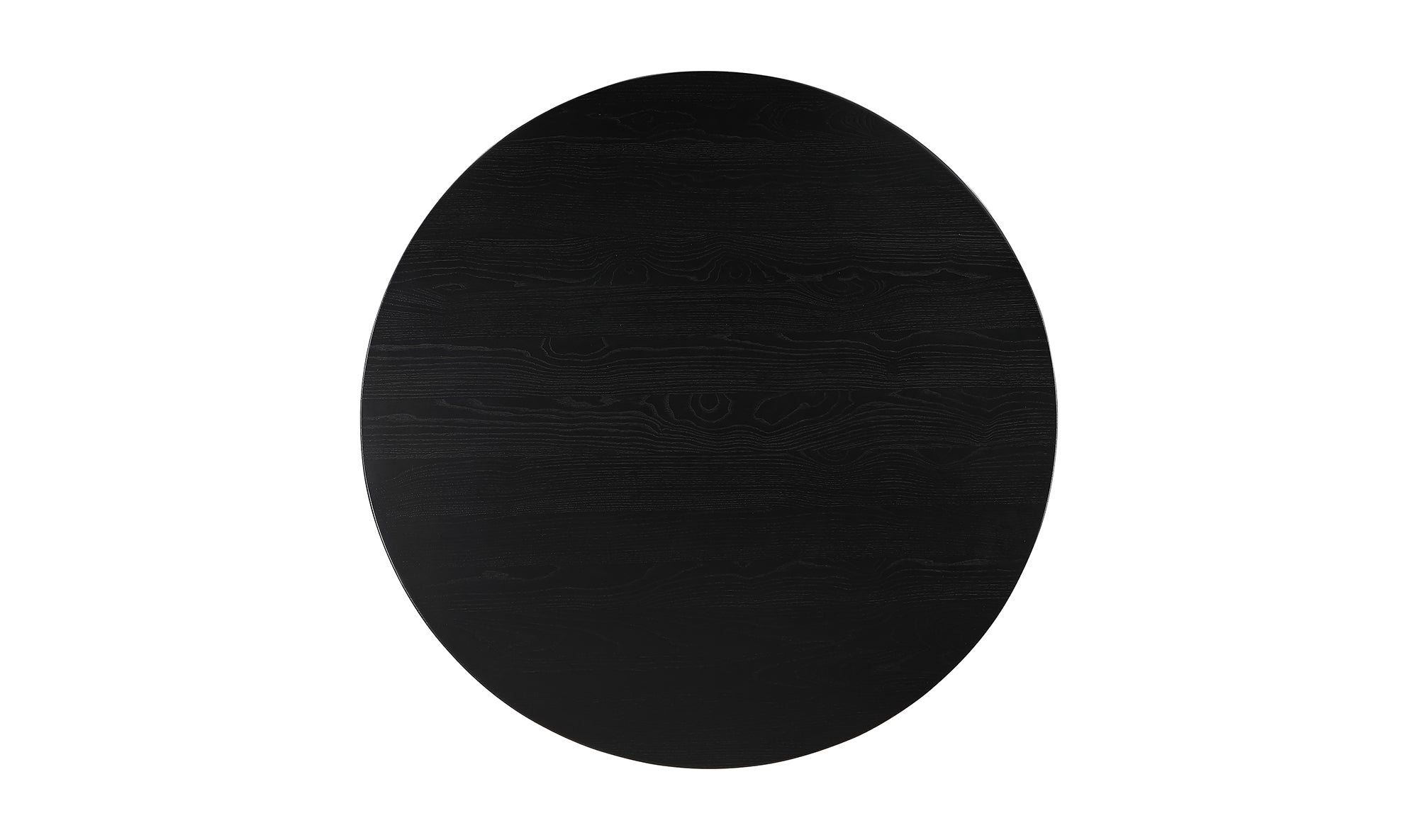 Silas Round Dining Table- Black