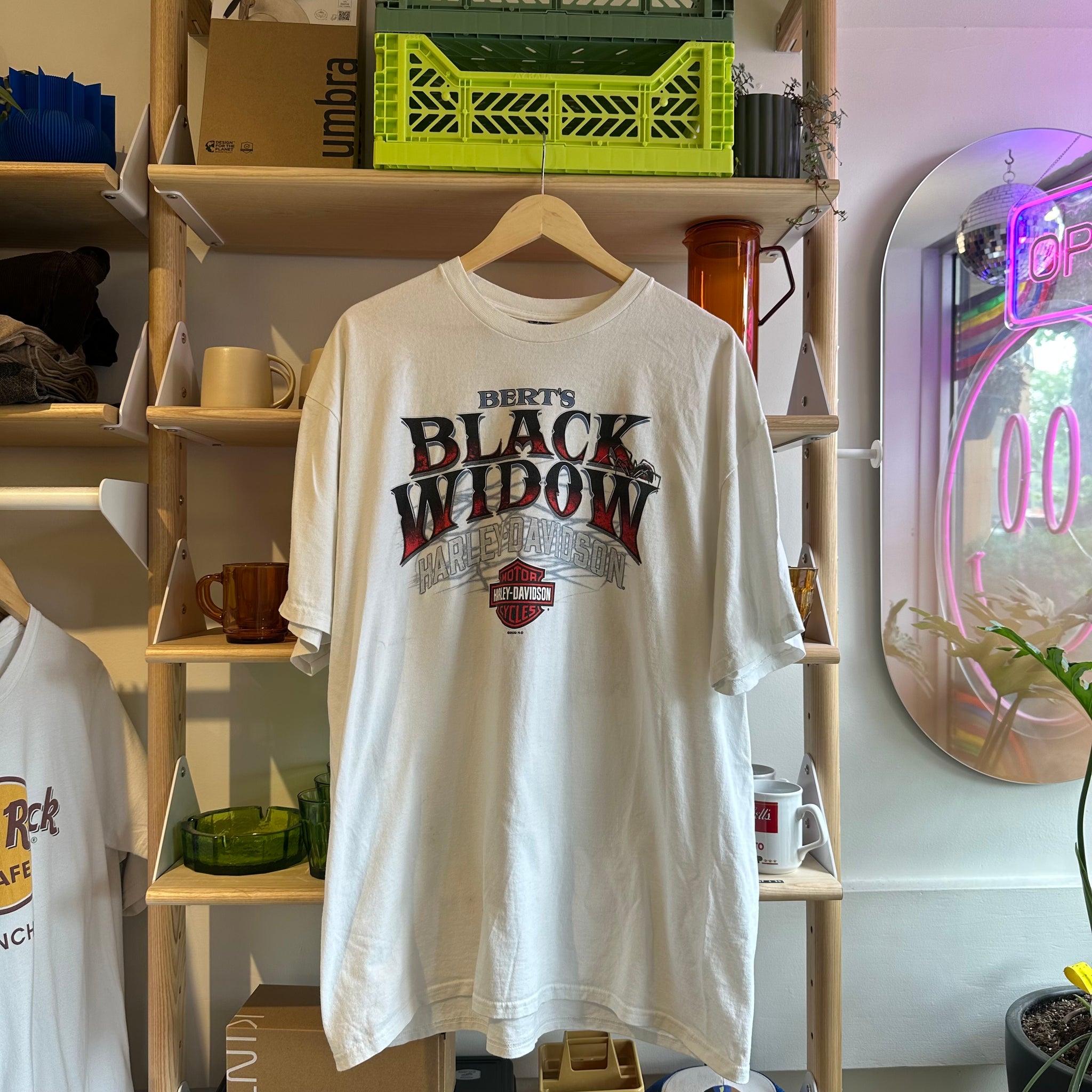 Black Widow Harley Davidson Tee | XL