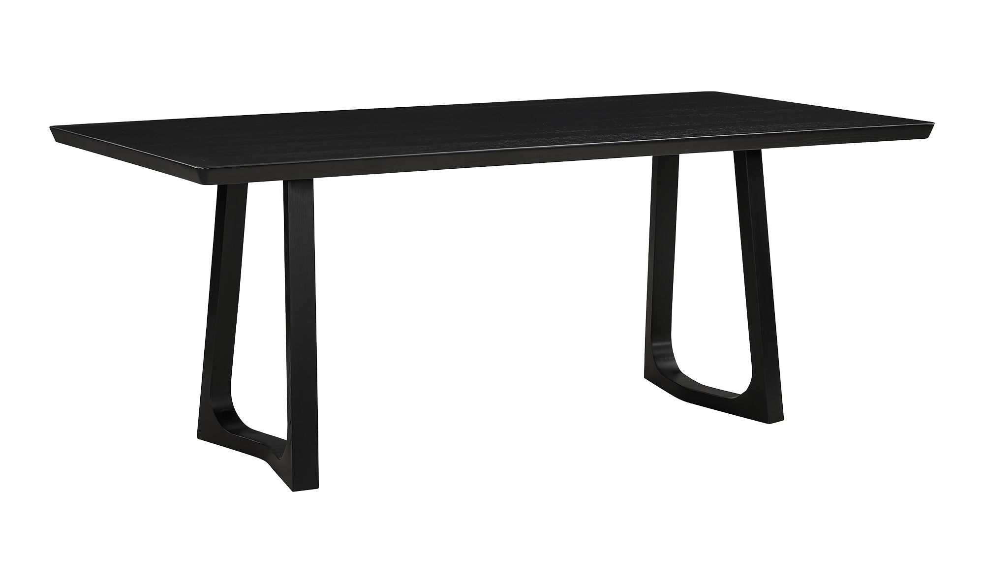 Silas Rectangular Dining Table- Black