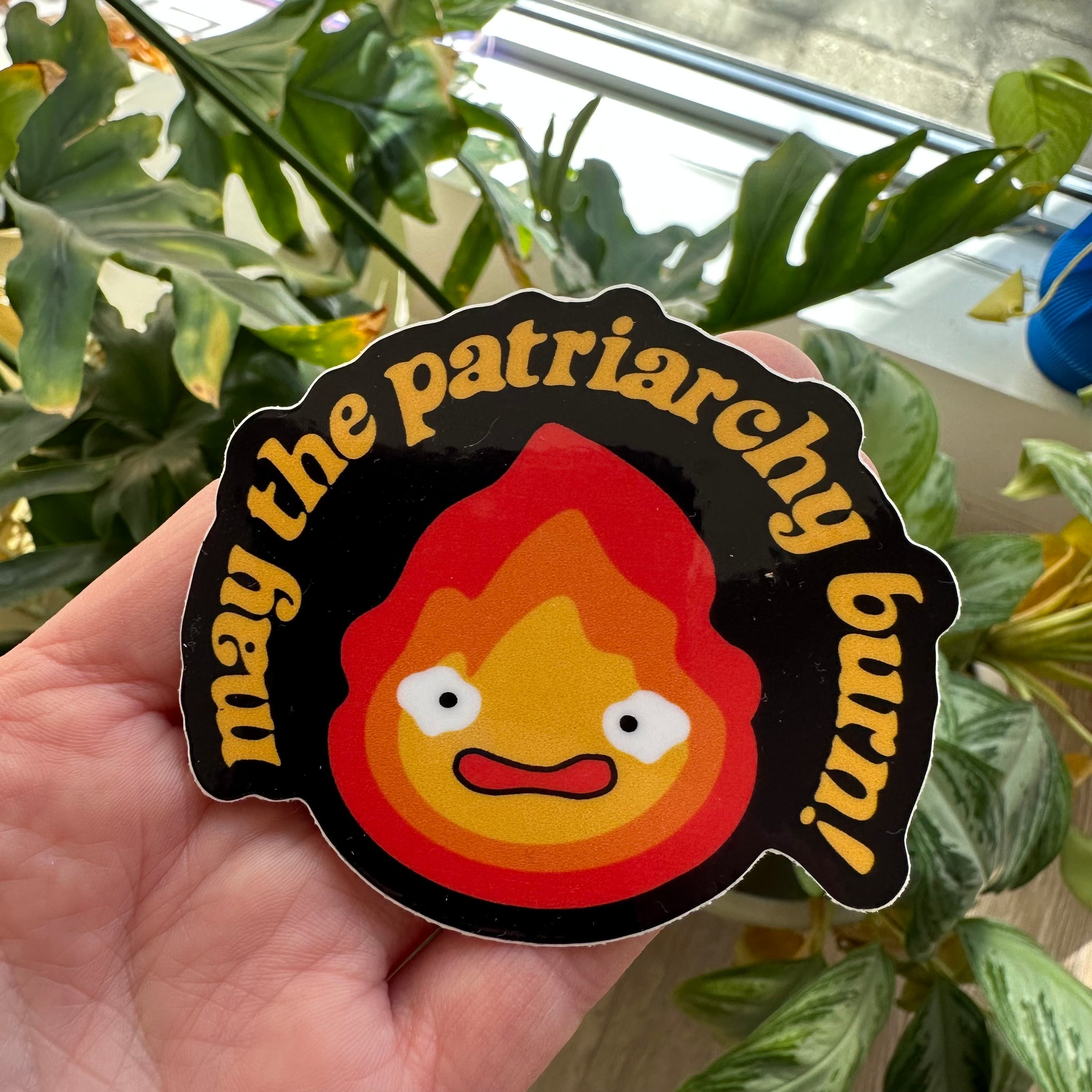 May the Patriarchy Burn Sticker