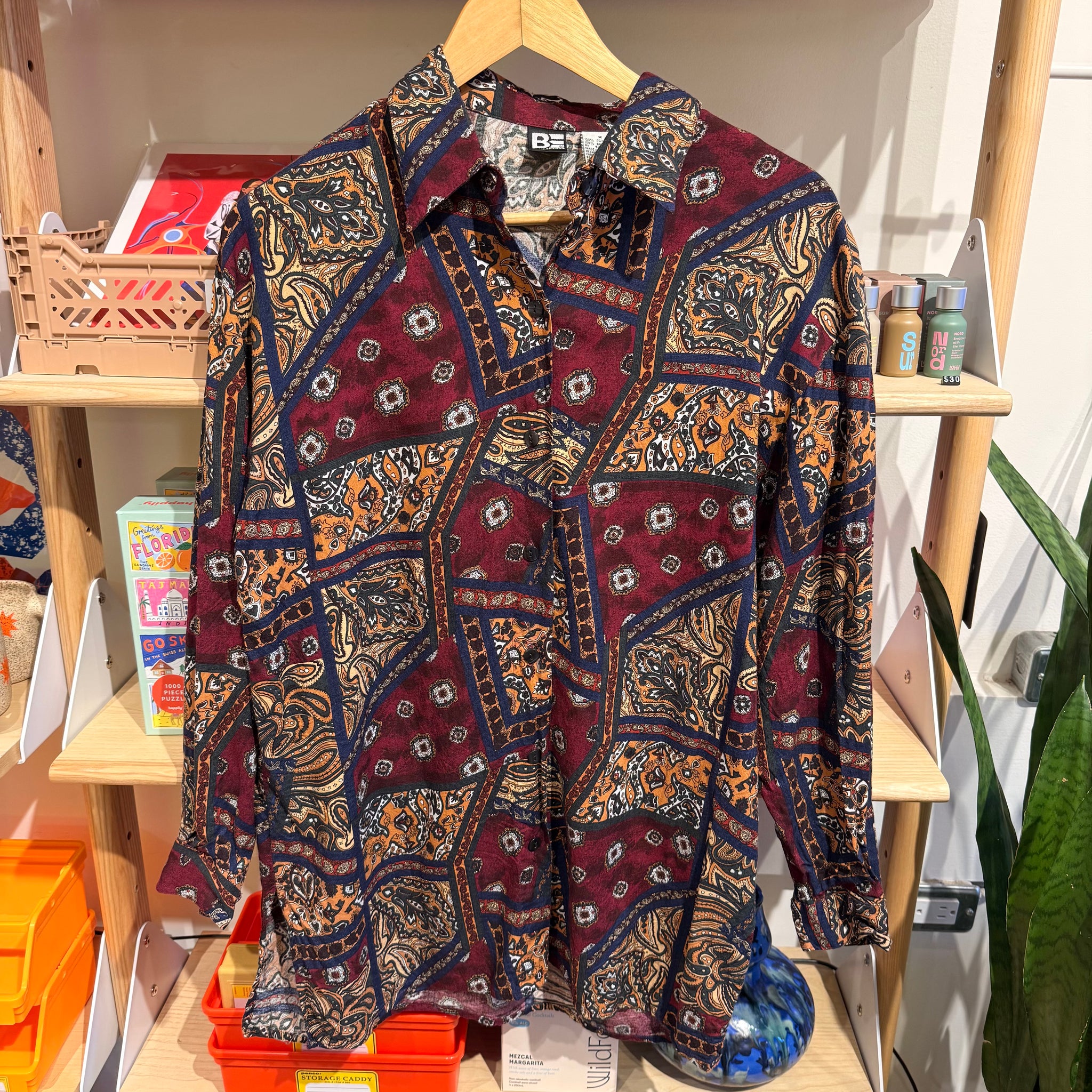 Brocade Button Up | M