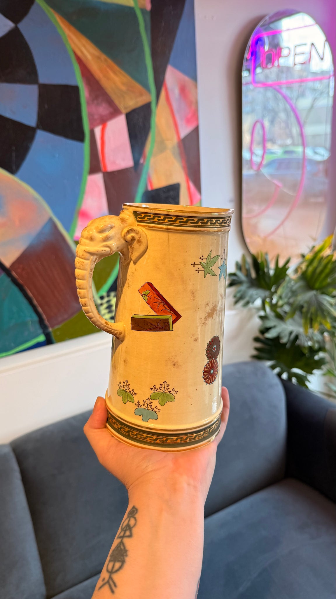 Royal Worcester Pitcher C.1875