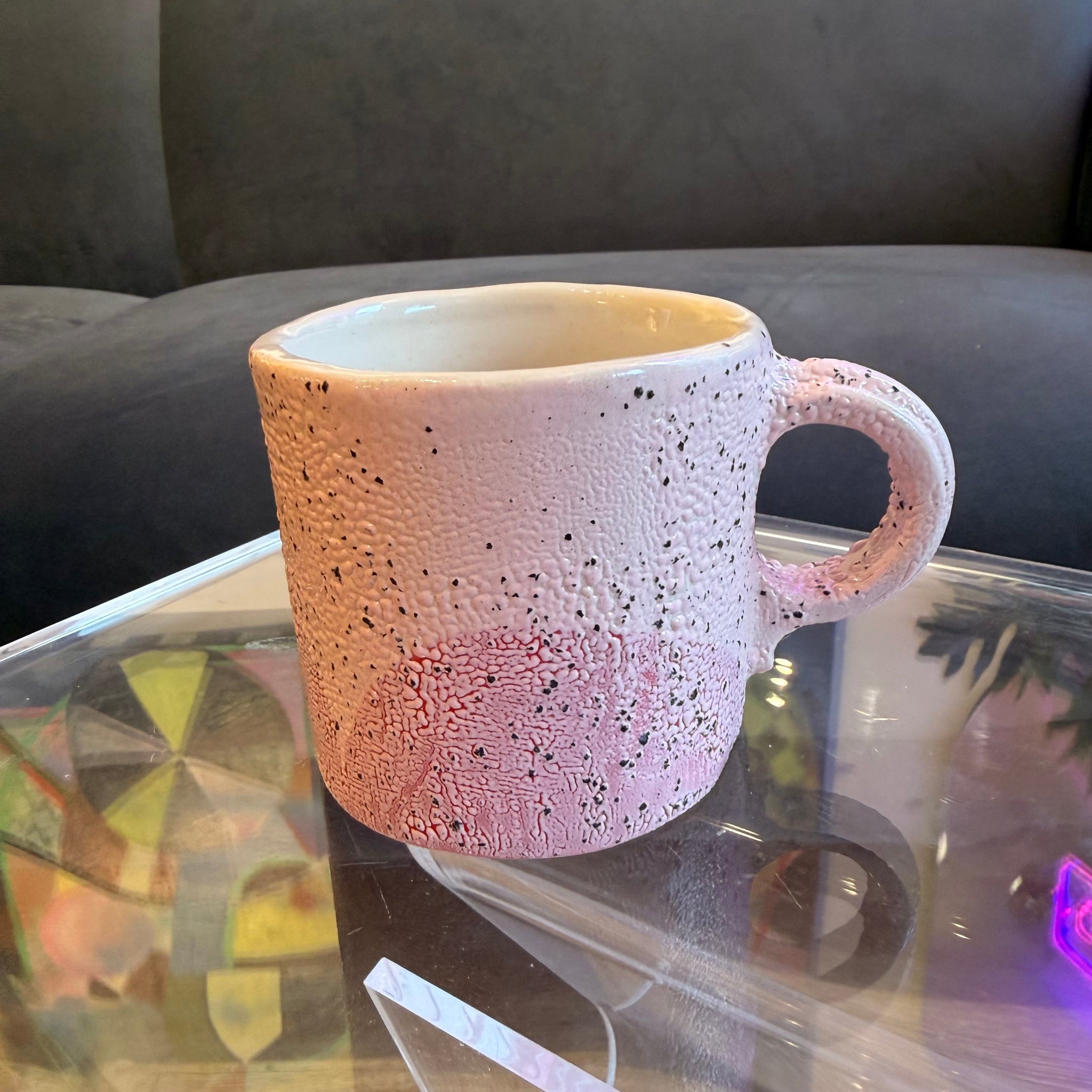 Pink Crawl Cloud Mug | Bad Mood Design