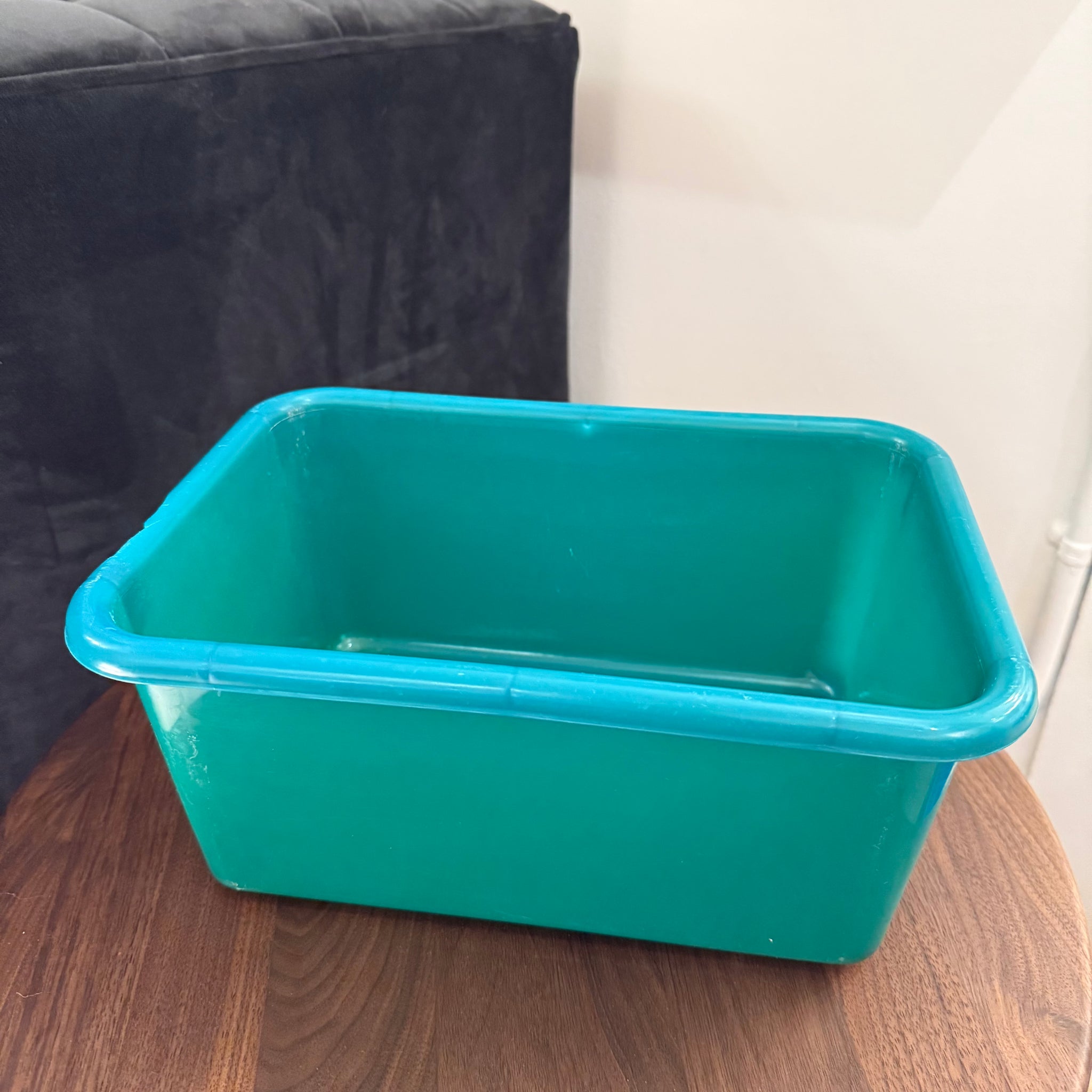 Blue Plastic Storage Container