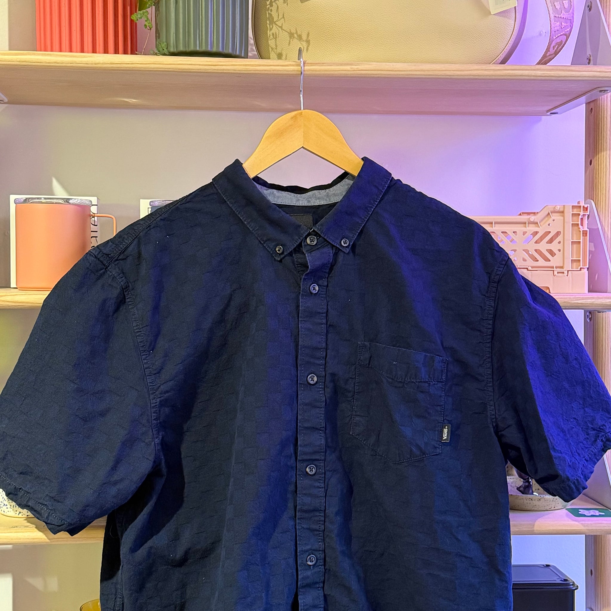 Checker Button Up | XL