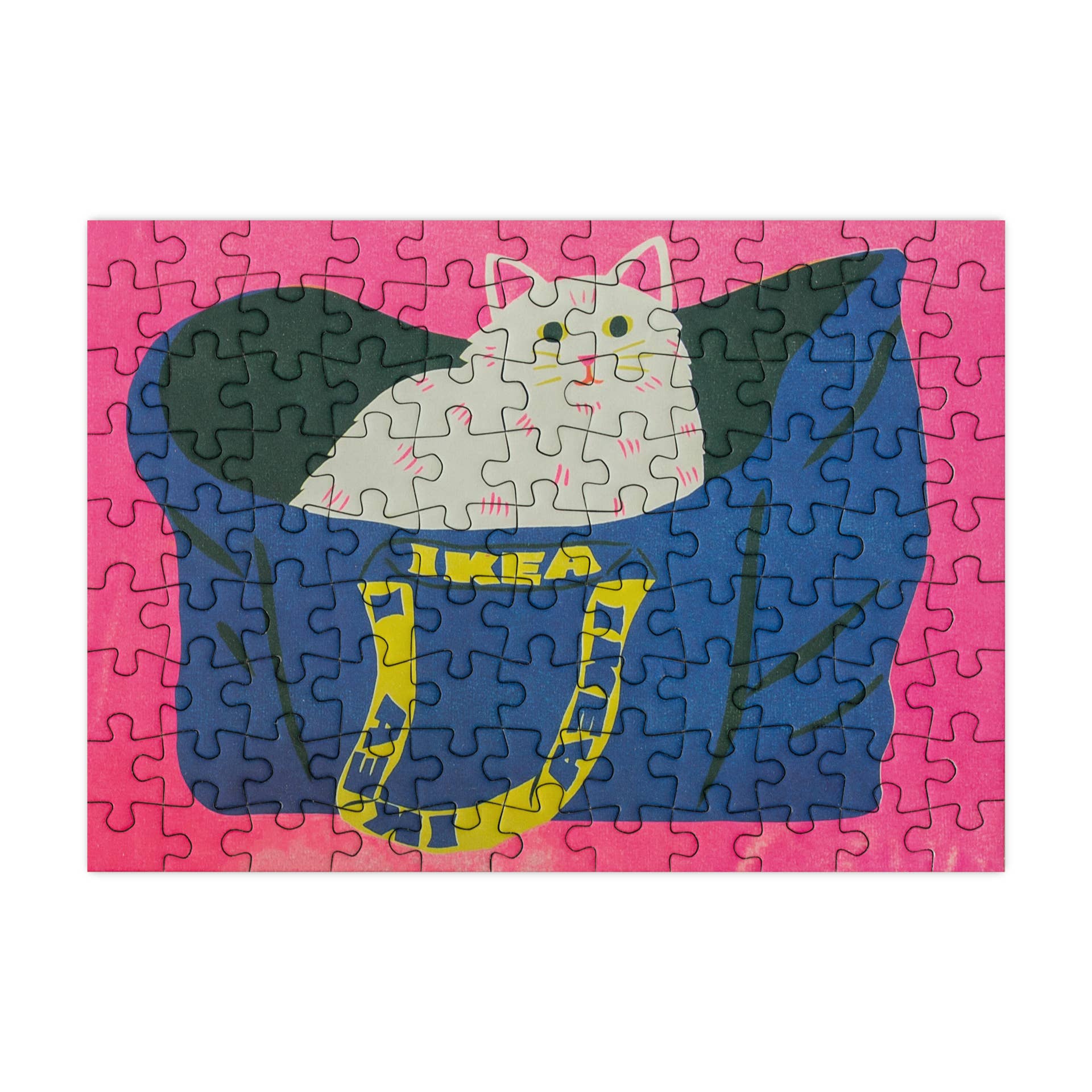 Cat in a bag | 99 Piece Mini Jigsaw Puzzle