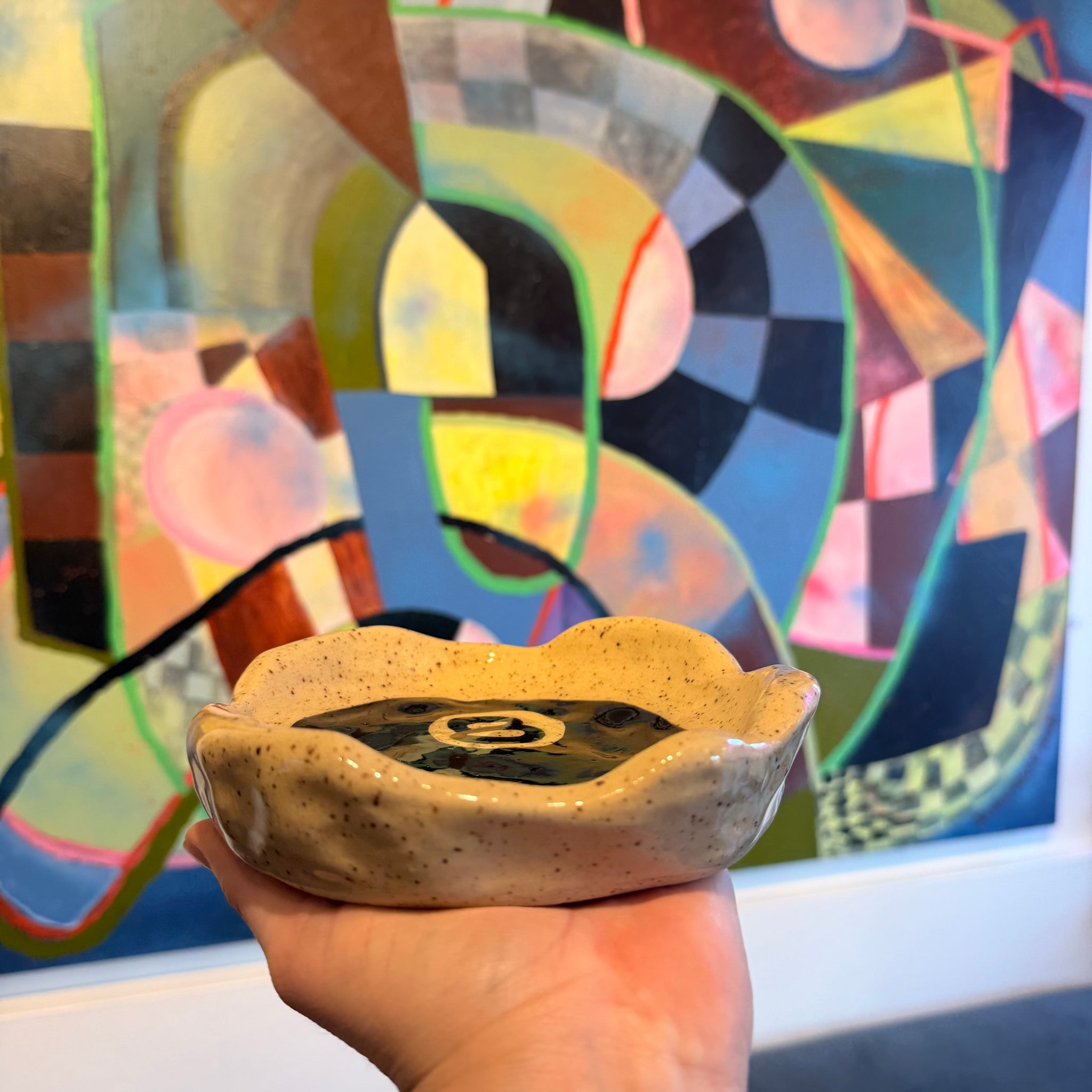 Medium 8-Ball Blob Bowl | Lucky Lucky