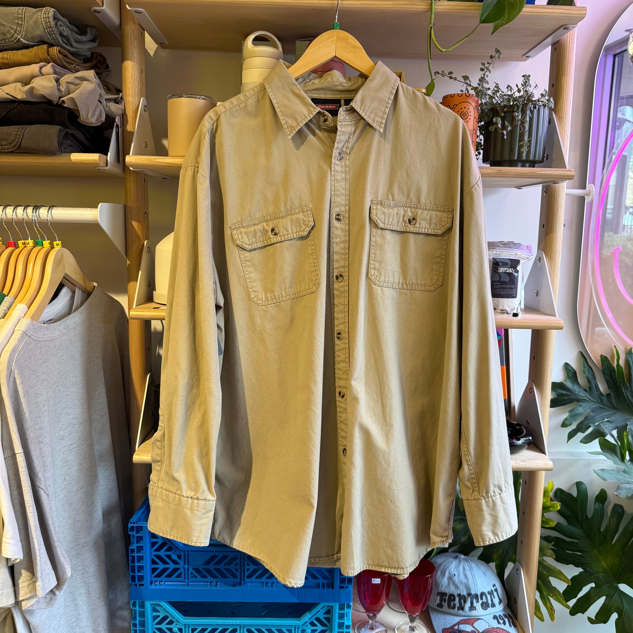 Beige Button Up | XL